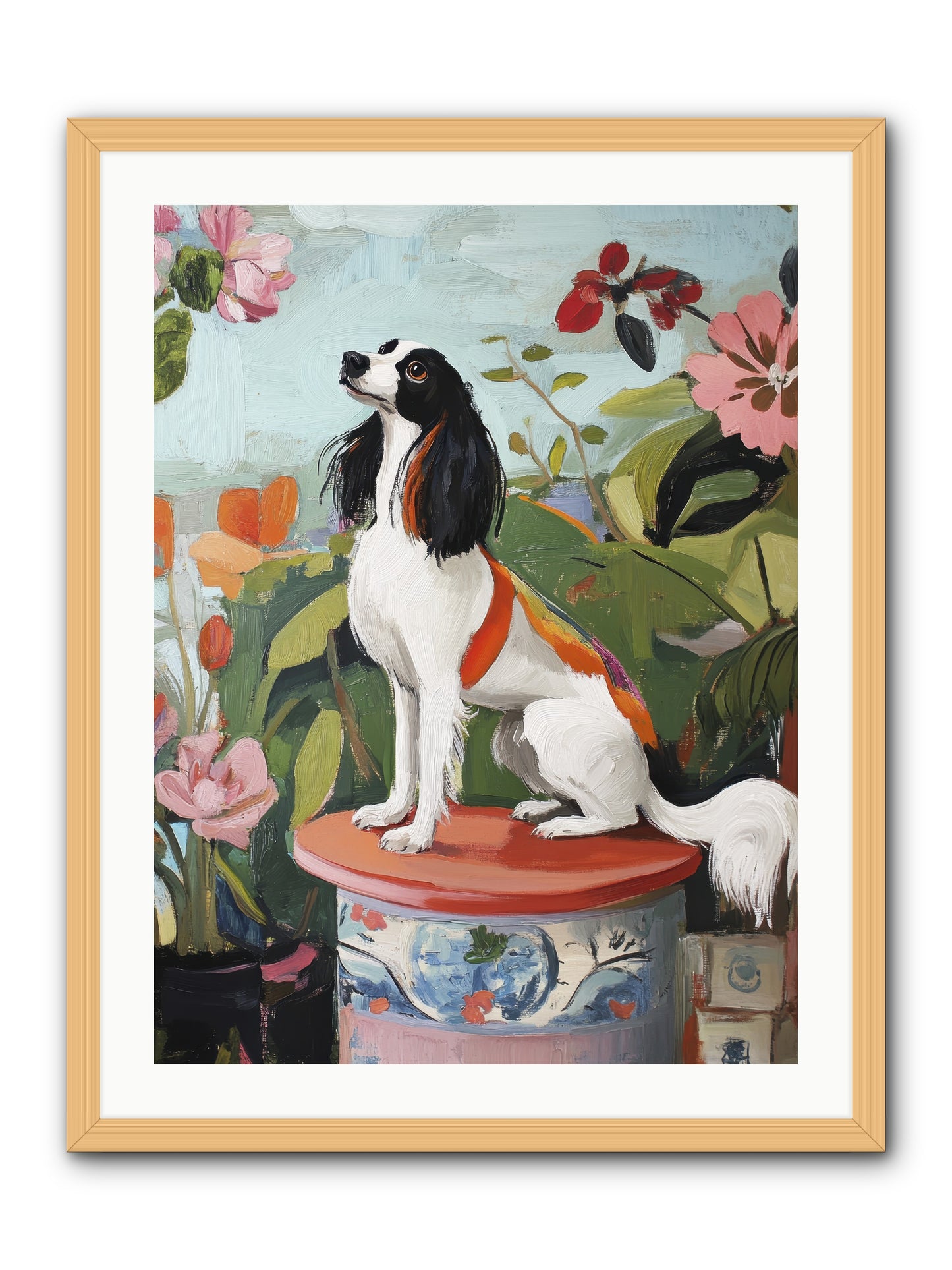 Angel in Disguise -- Framed Print - Natural 24x32