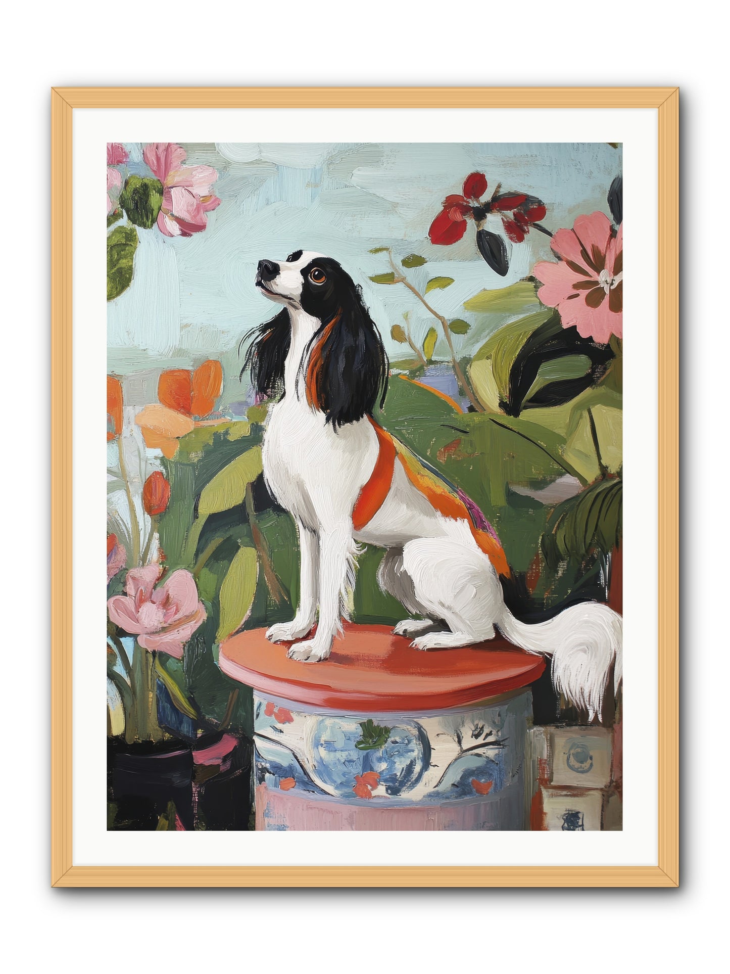 Angel in Disguise -- Framed Print - Natural 30x40