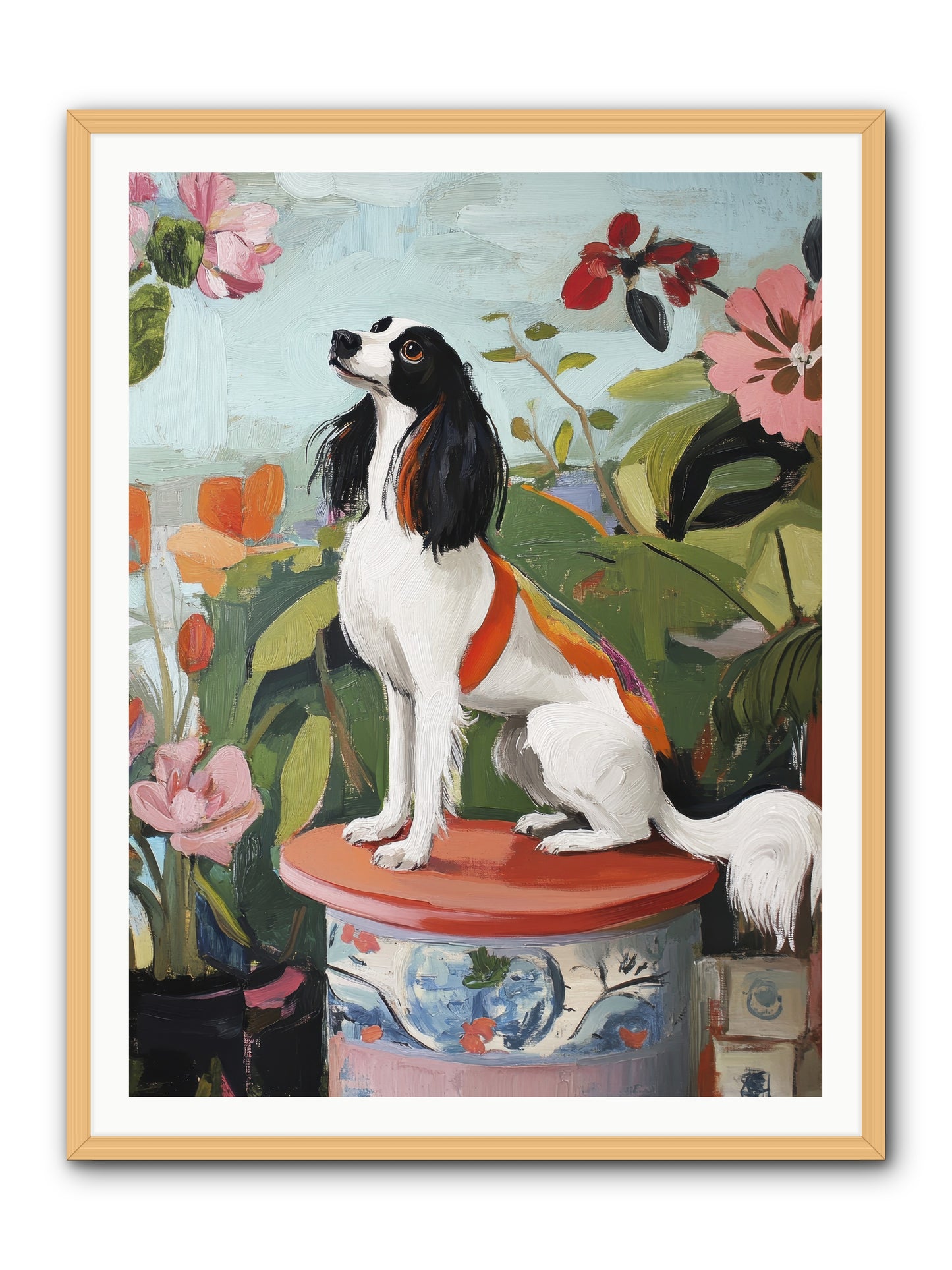Angel in Disguise -- Framed Print - Natural 36x48