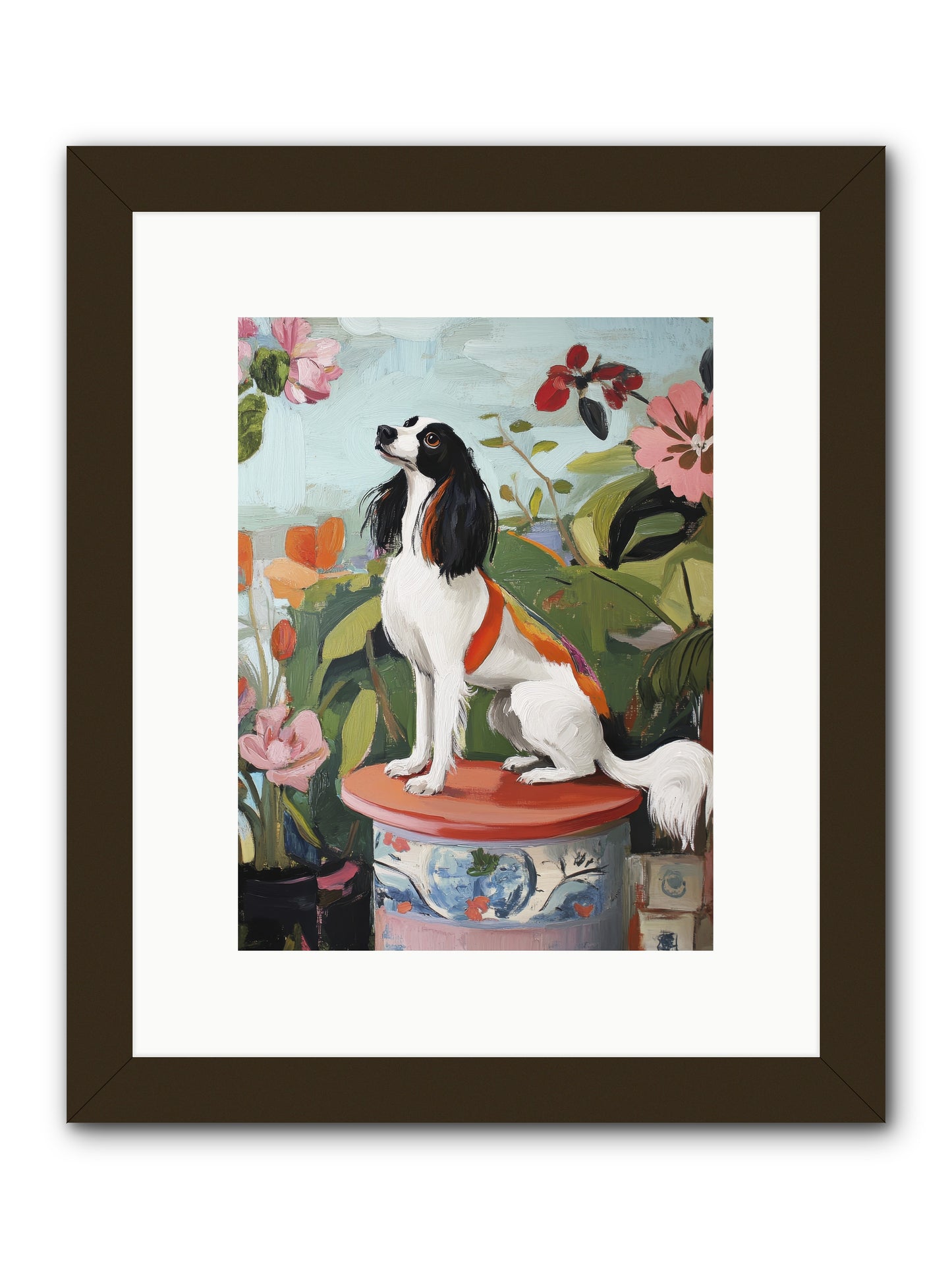 Angel in Disguise -- Framed Print - Black 9x12