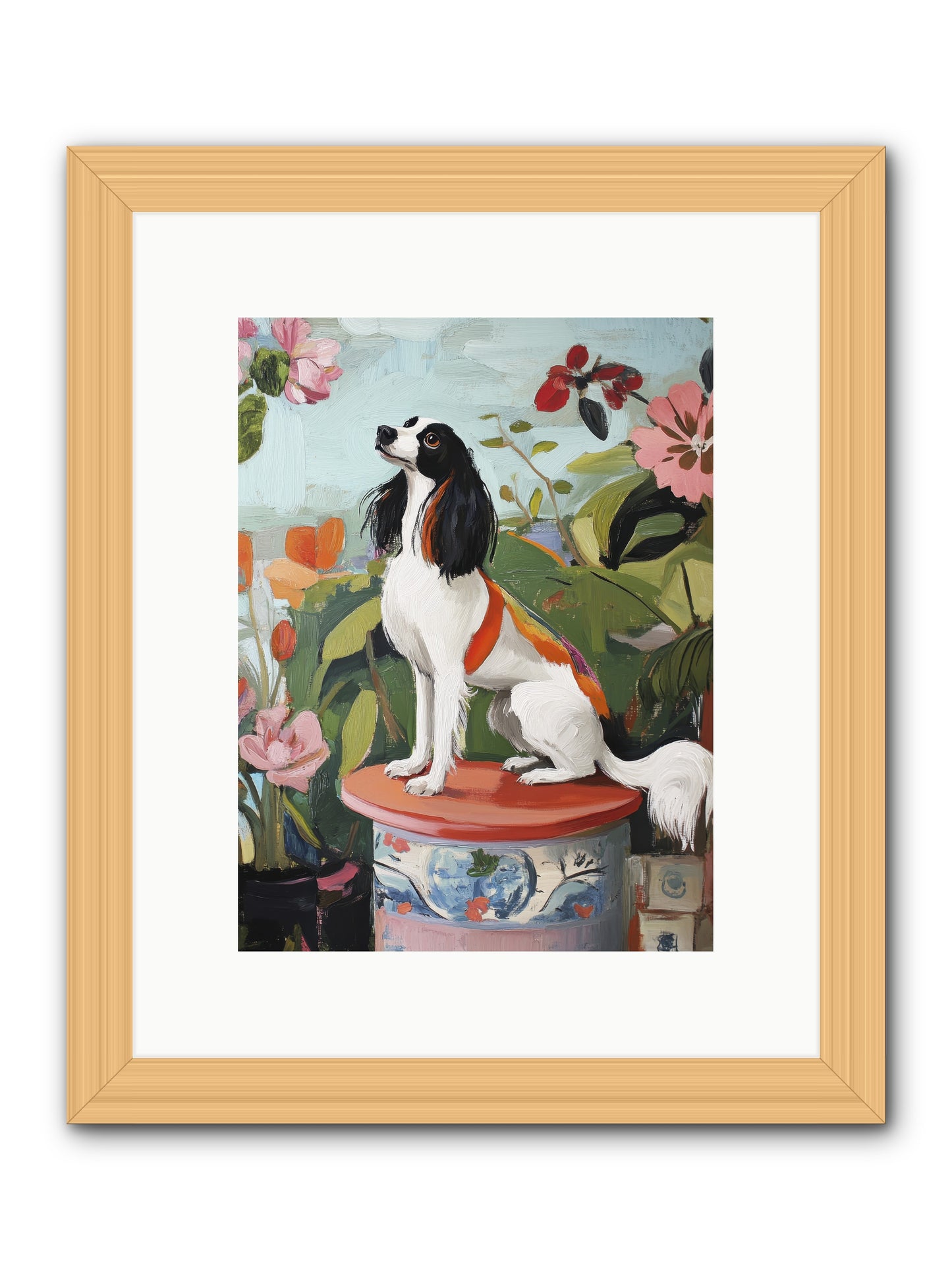 Angel in Disguise -- Framed Print - Natural 9x12