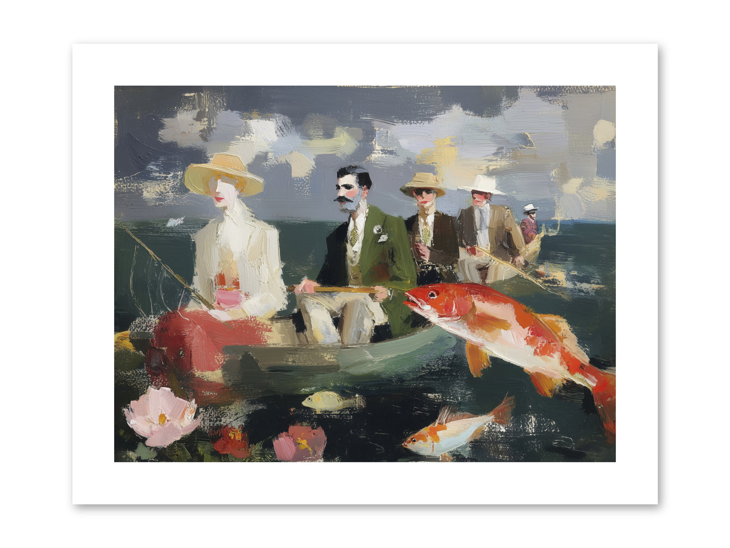 Angler's Aspirations -- Paper Print 12x9