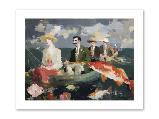 Angler's Aspirations -- Paper Print 12x9