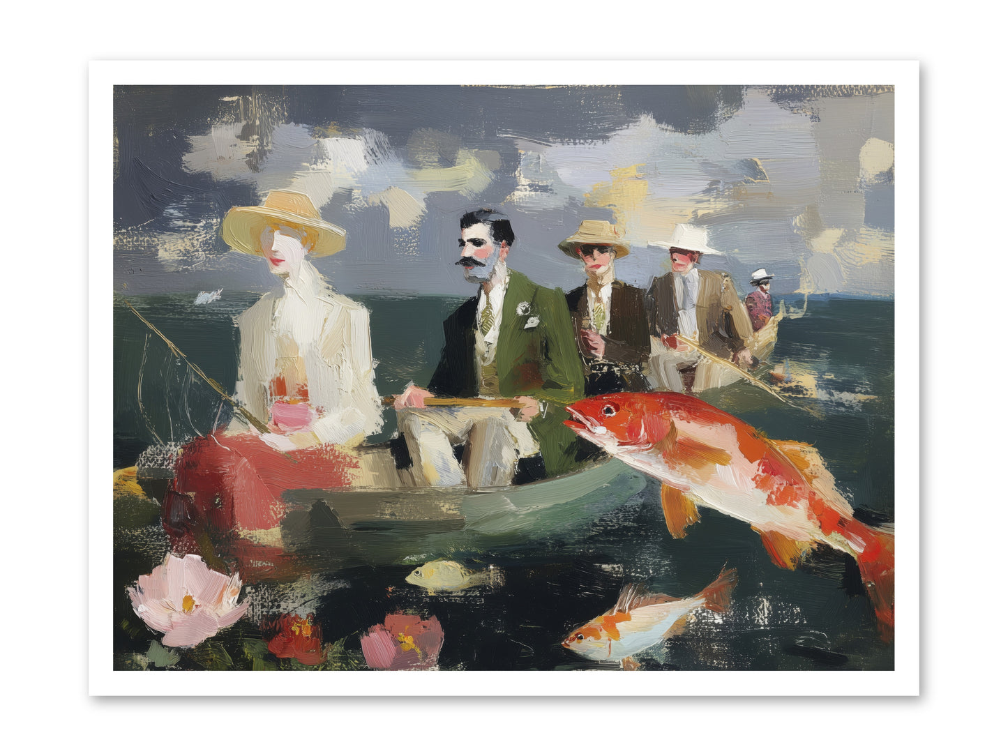 Angler's Aspirations -- Paper Print 32x24