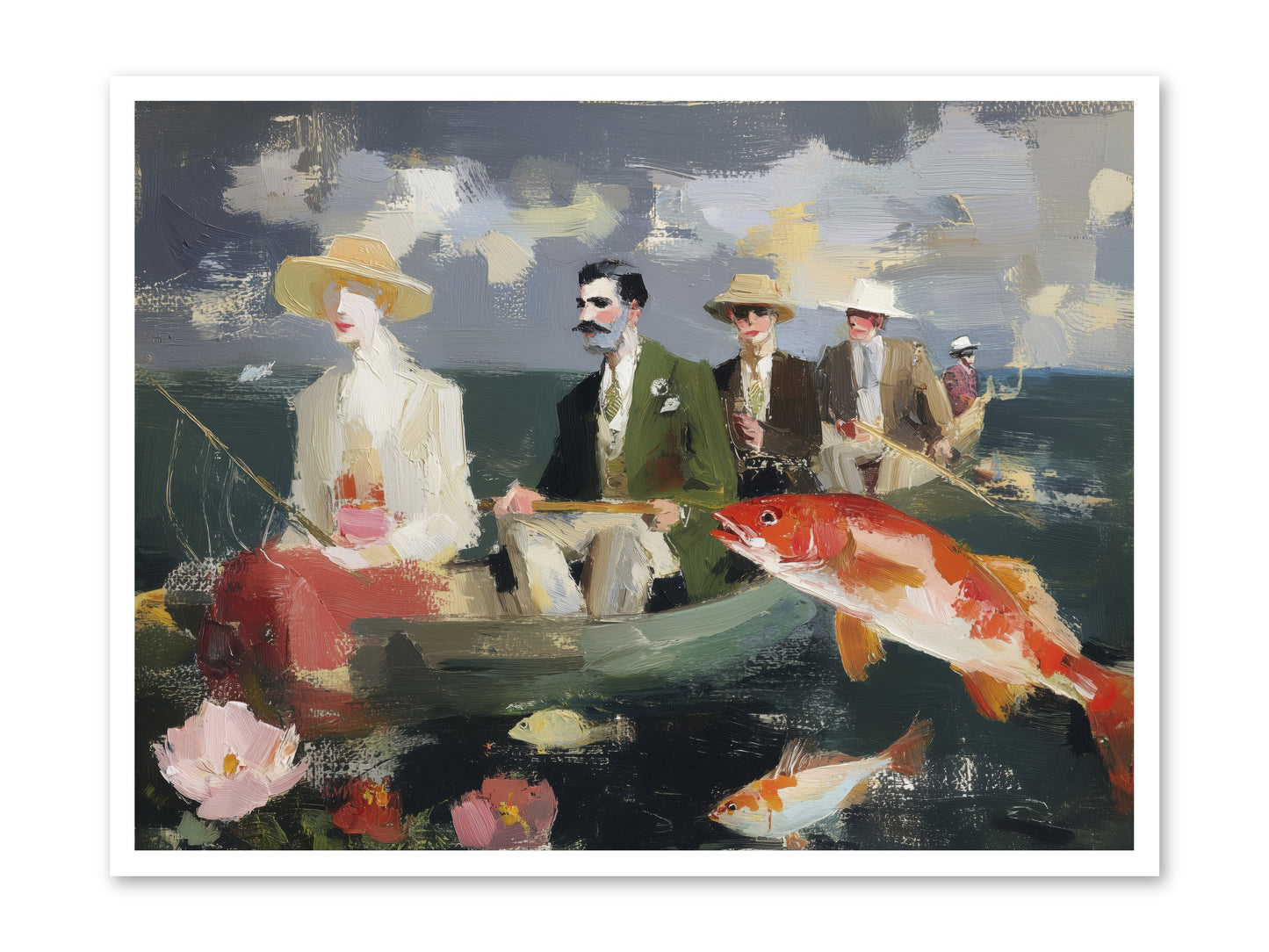 Angler's Aspirations -- Paper Print 40x30
