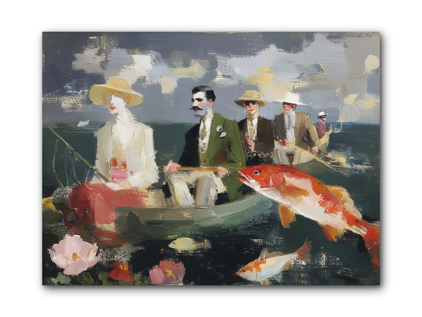 Angler's Aspirations -- Wrapped Canvas 12x9