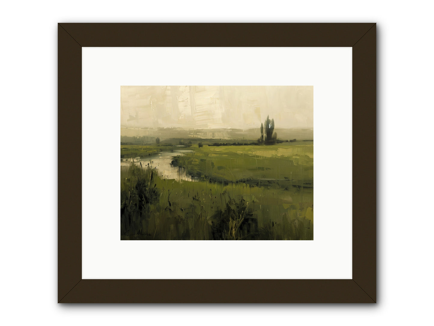 Anthology Of Echoes -- Framed Print - Black 10x8
