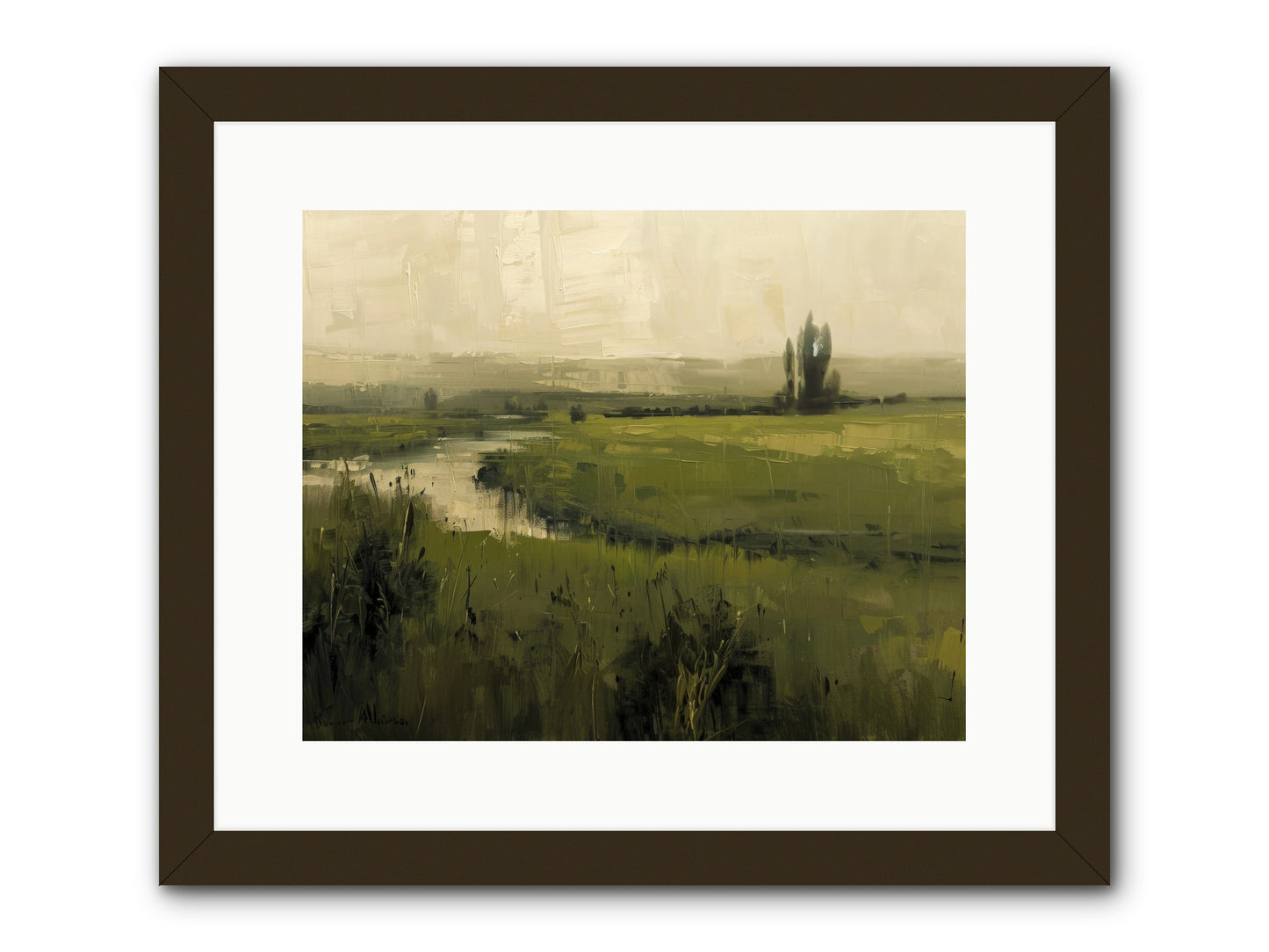 Anthology Of Echoes -- Framed Print - Black 15x12