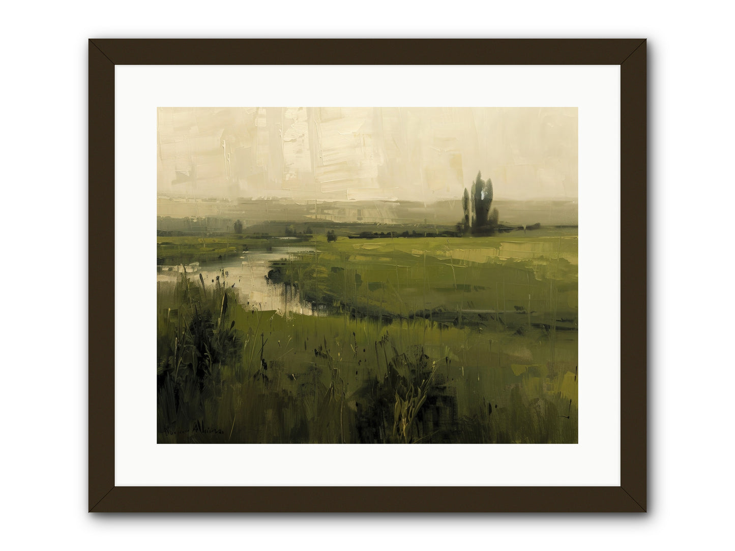 Anthology Of Echoes -- Framed Print - Black 20x16