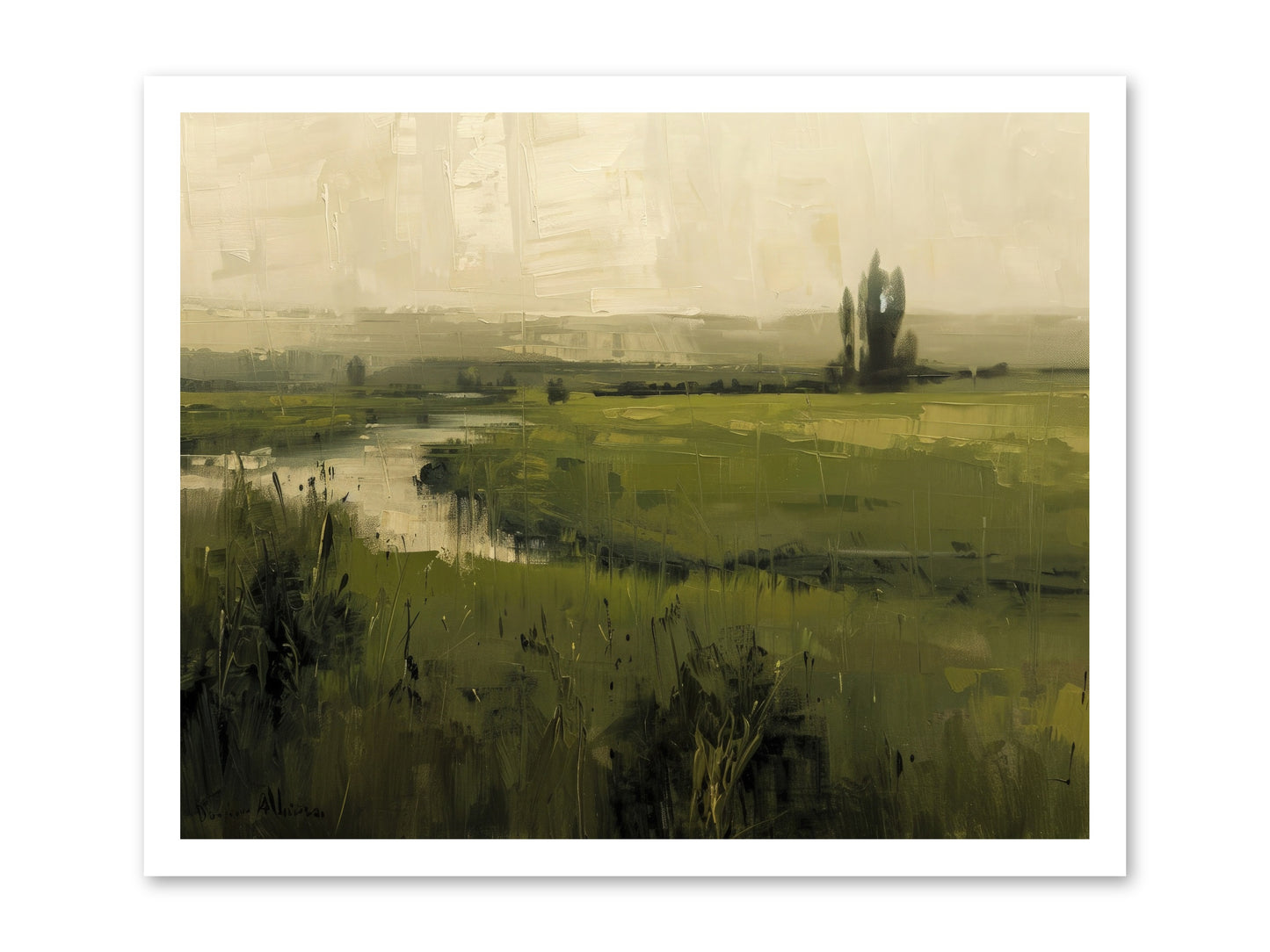 Anthology Of Echoes -- Loose Canvas Print 25x20
