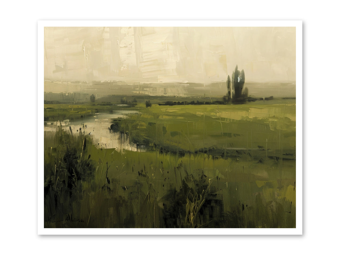 Anthology Of Echoes -- Loose Canvas Print 40x32