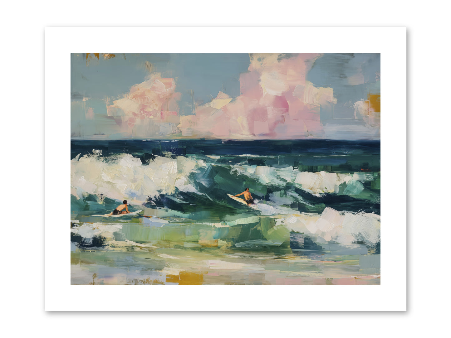 Anticipation's Edge -- Loose Canvas Print 12x9
