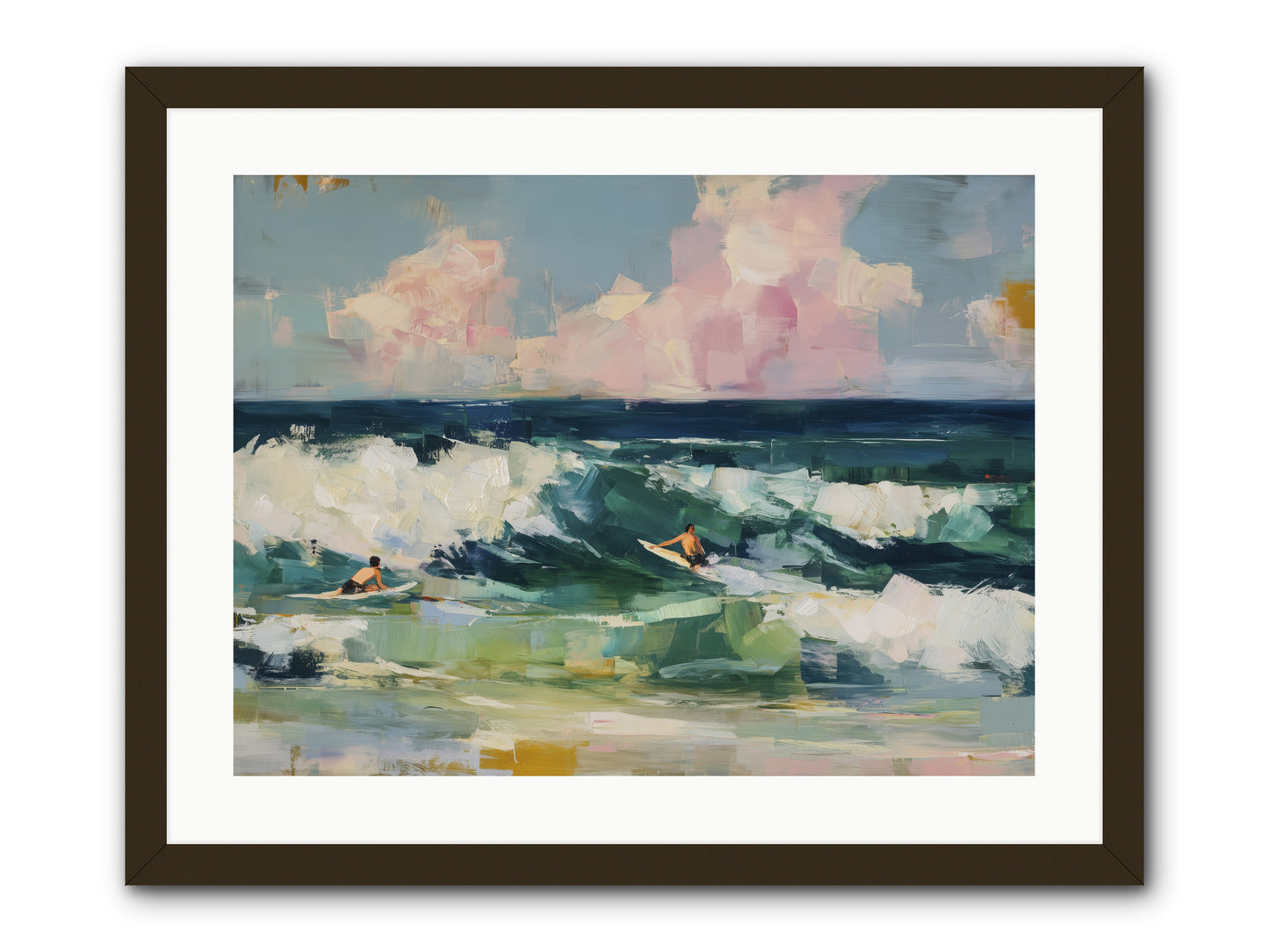 Anticipation's Edge -- Framed Print - Black 24x18