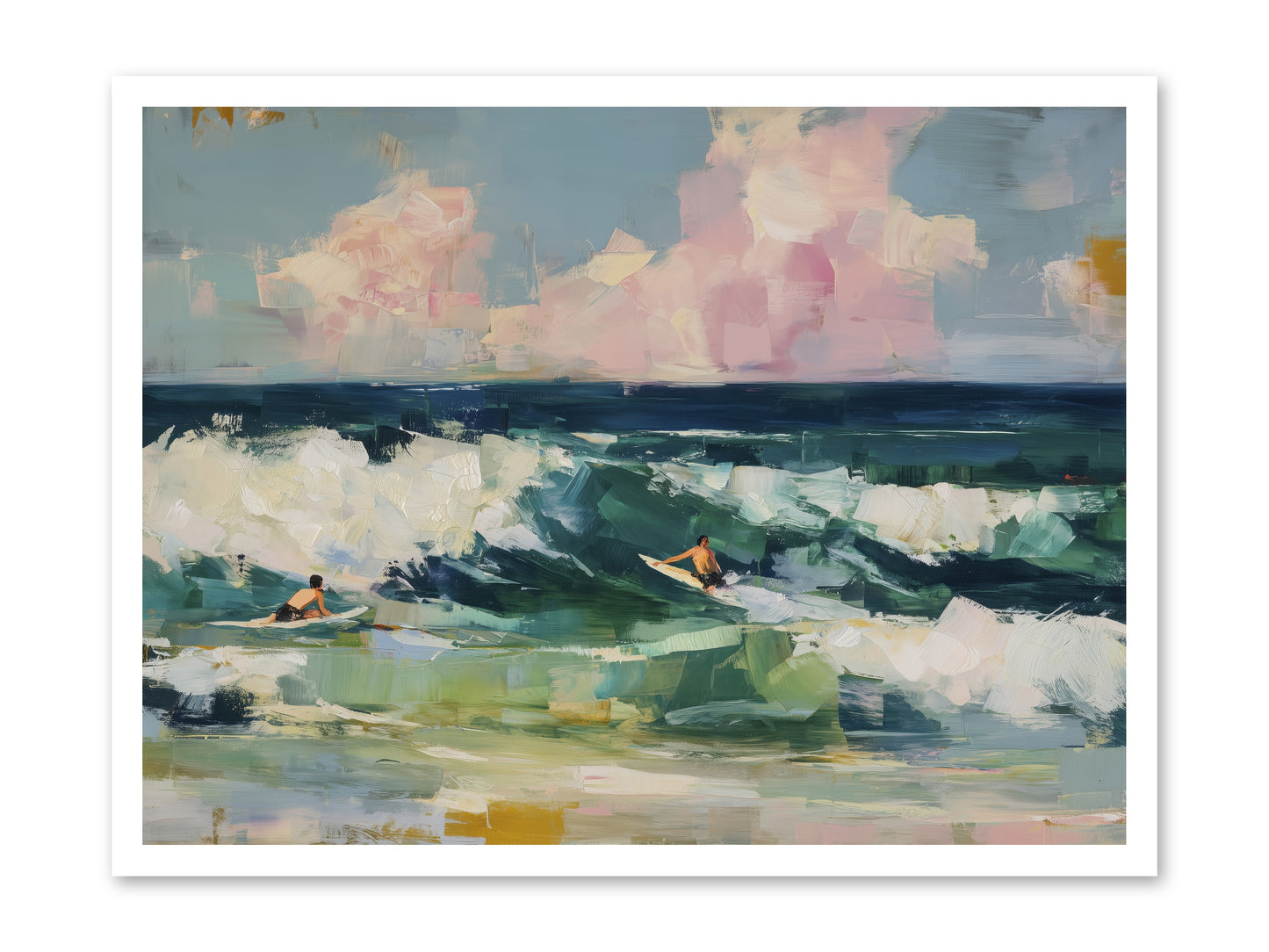 Anticipation's Edge -- Loose Canvas Print 32x24