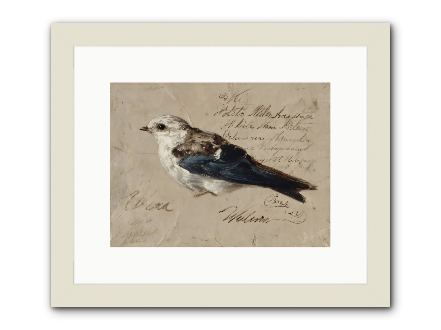 Apollo Rising -- Framed Print - White 12x9