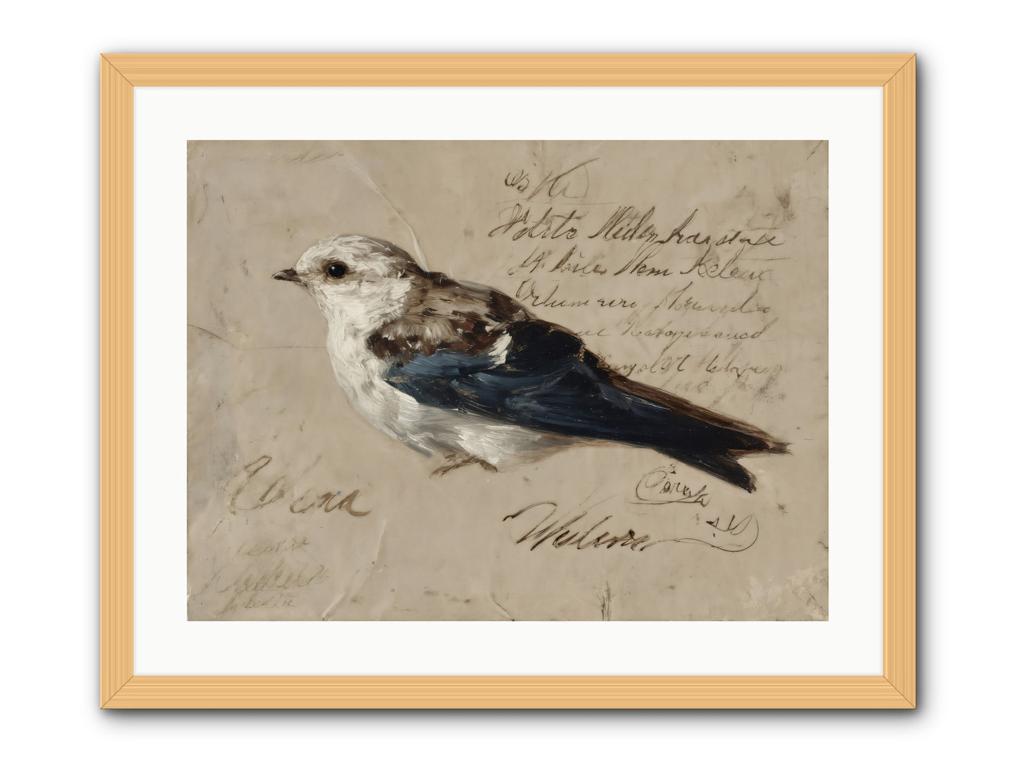 Apollo Rising -- Framed Print - Natural 24x18