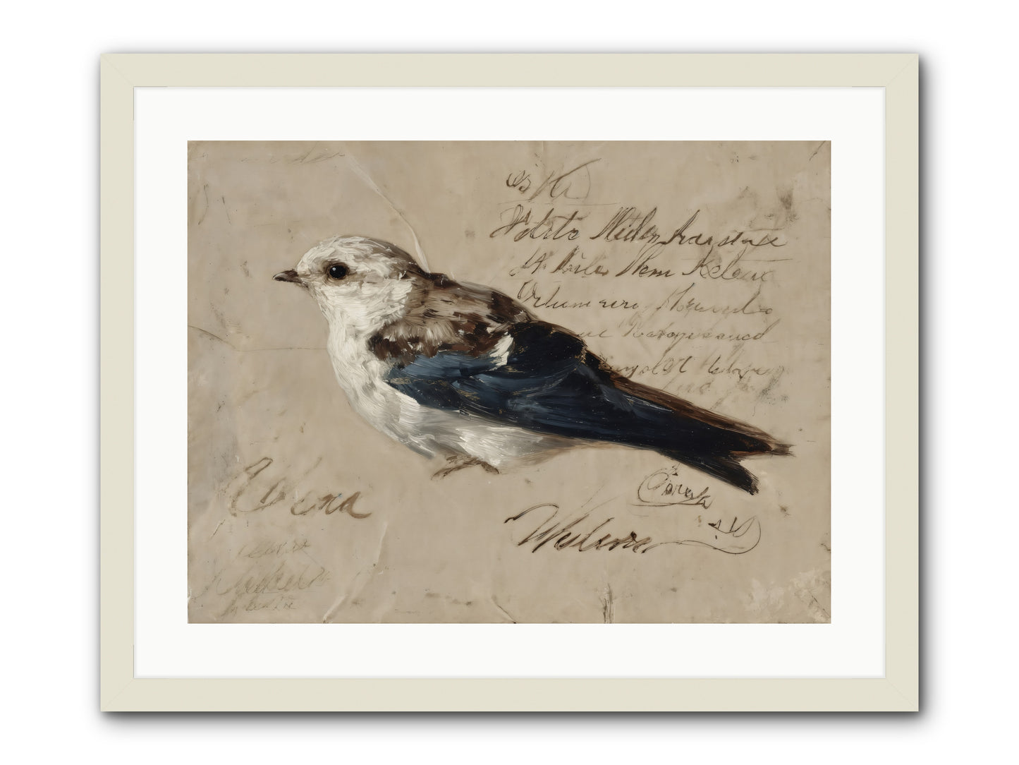Apollo Rising -- Framed Print - White 24x18