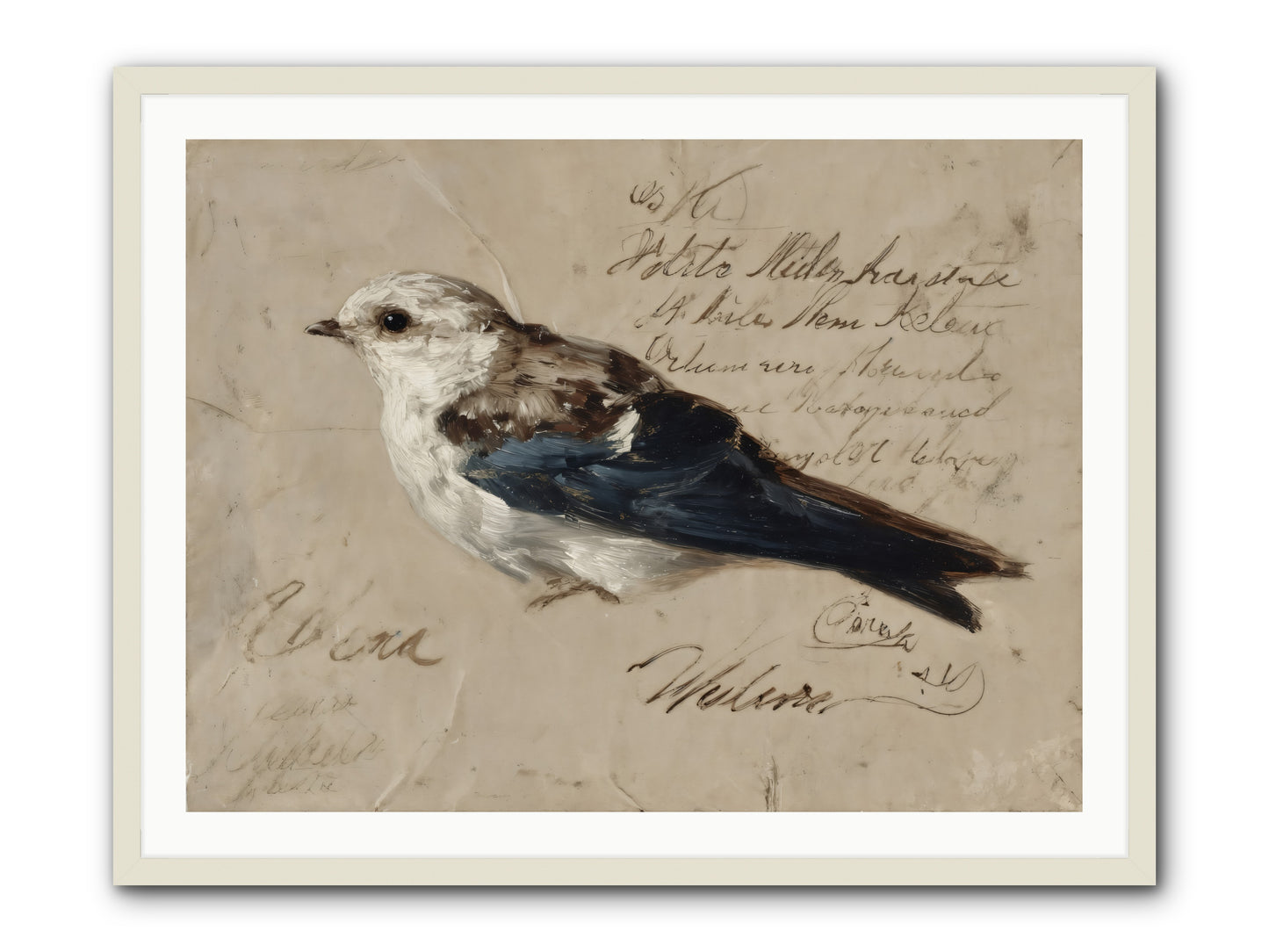 Apollo Rising -- Framed Print - White 40x30