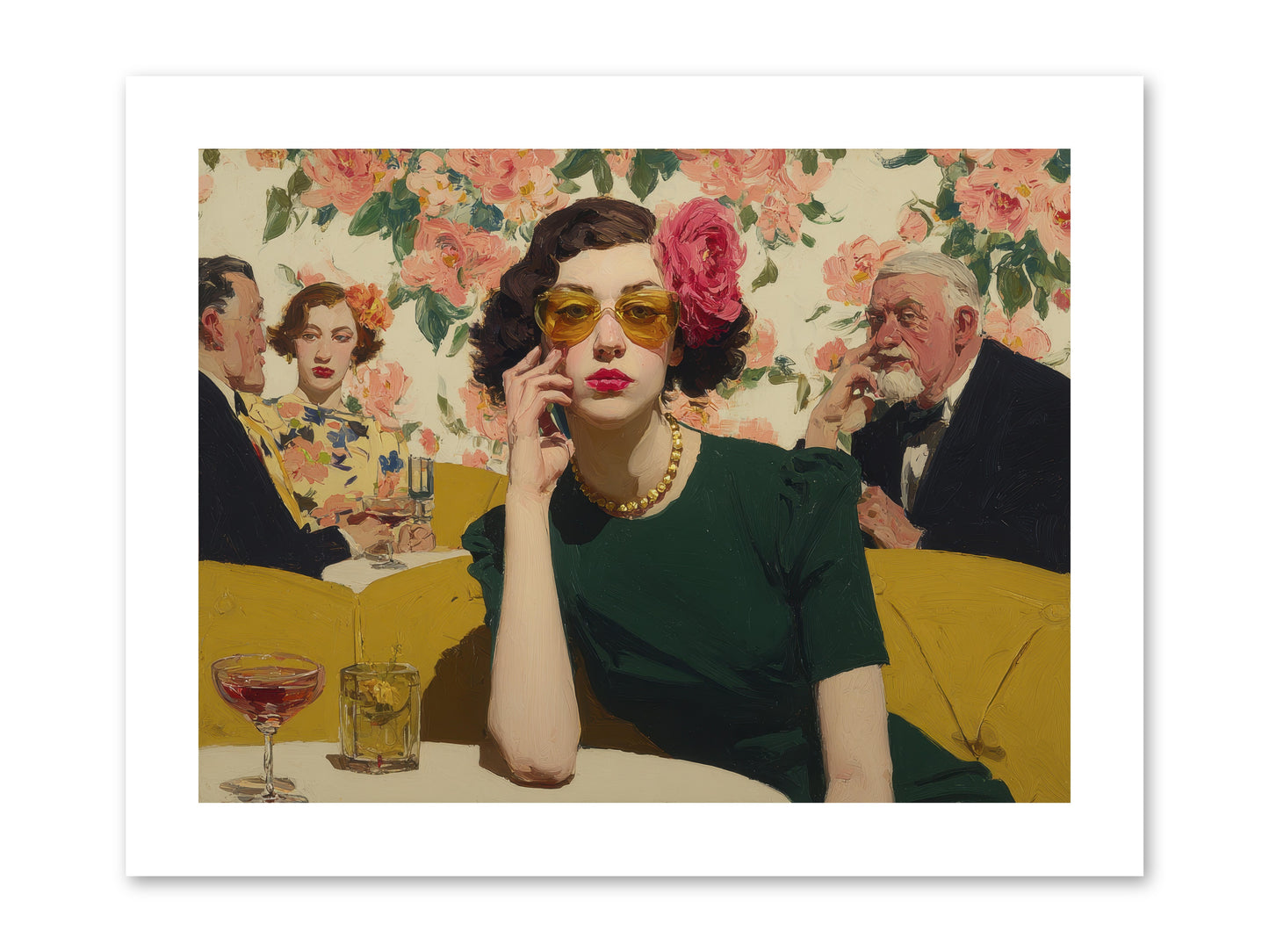 Appearing Interested -- Paper Print 12x9