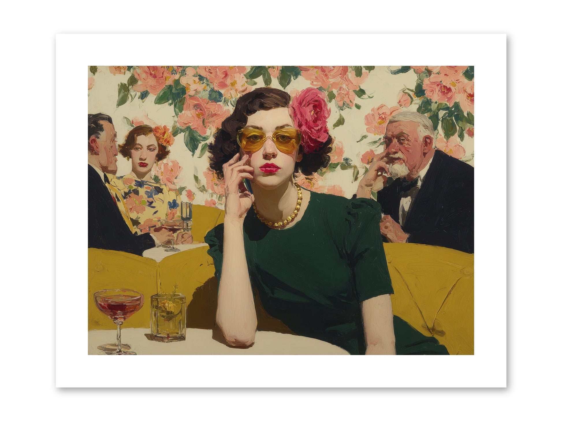 Appearing Interested -- Paper Print 12x9