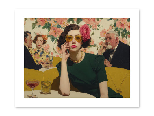 Appearing Interested -- Paper Print 12x9