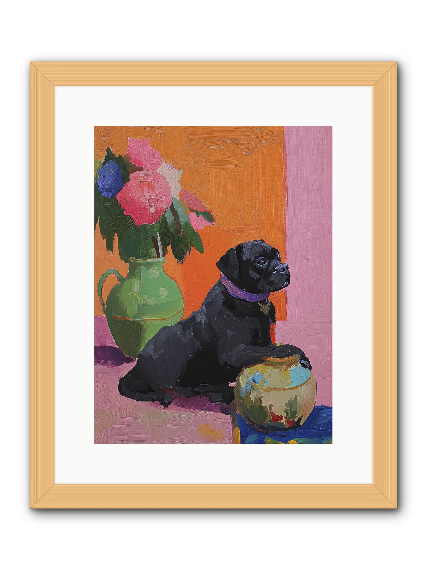 Apple Jack -- Framed Print - Natural 12x16