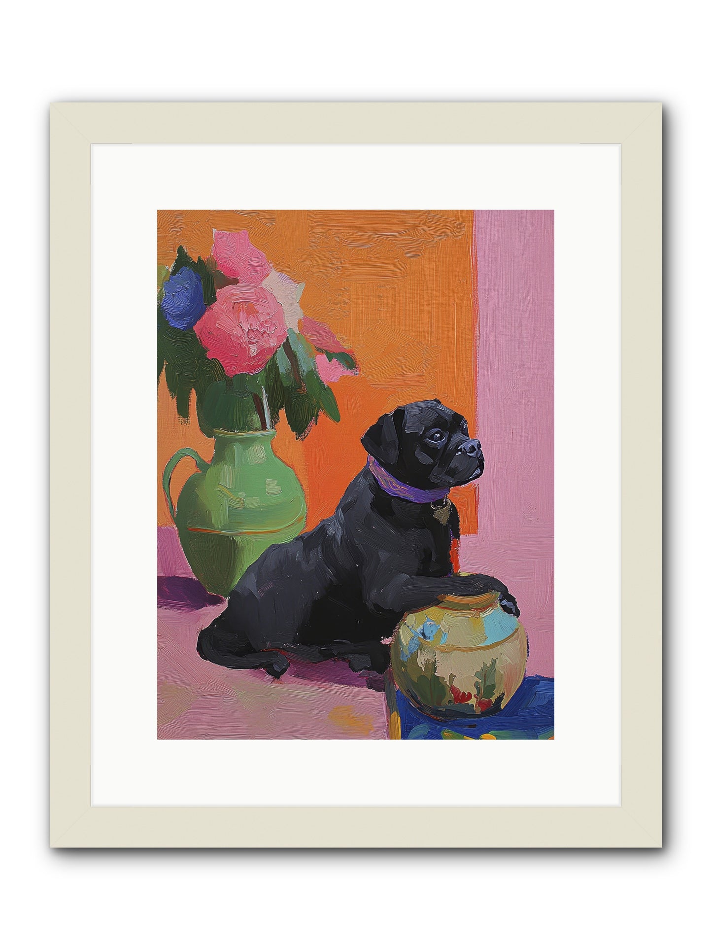 Apple Jack -- Framed Print - White 12x16