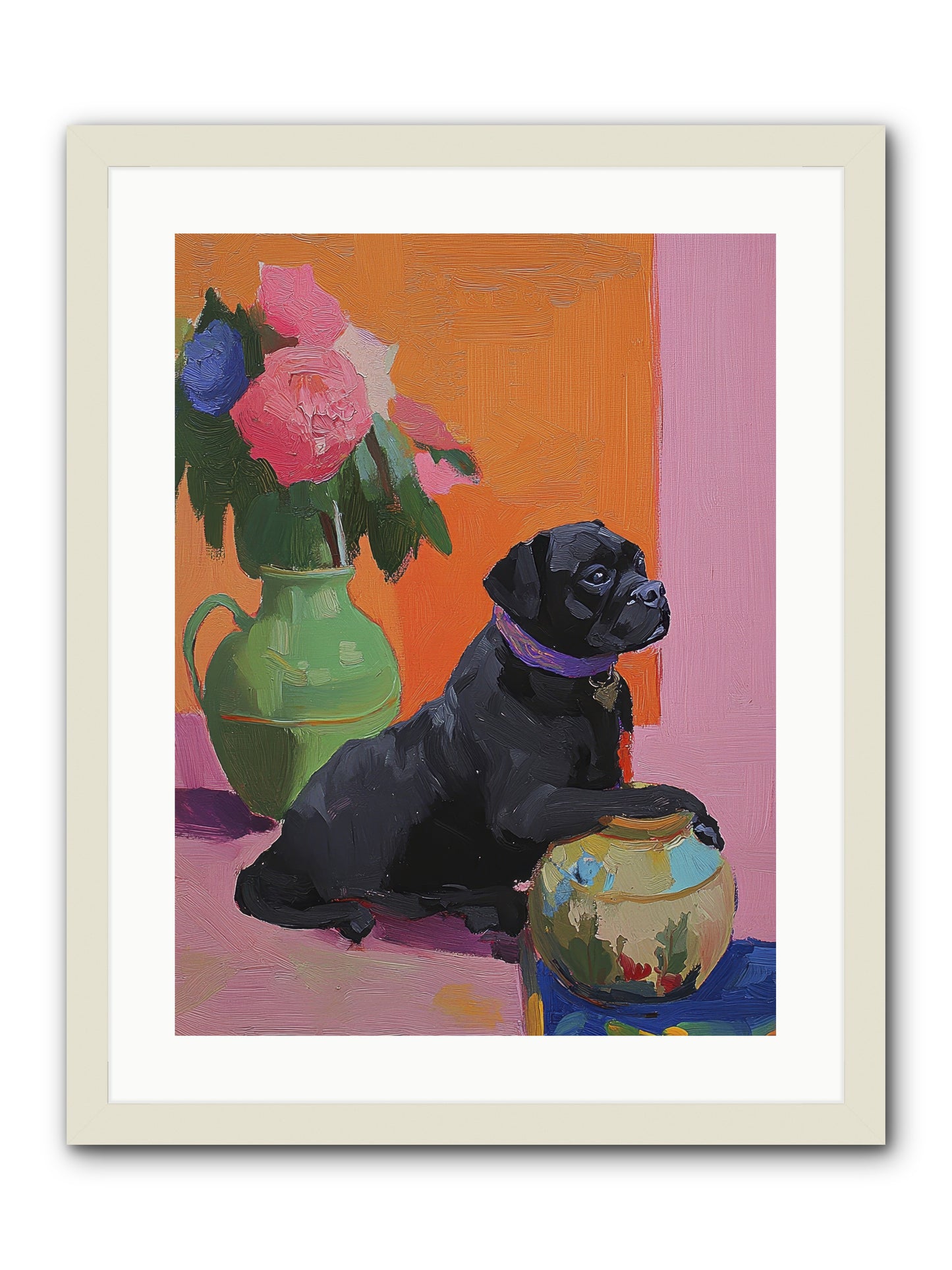 Apple Jack -- Framed Print - White 18x24