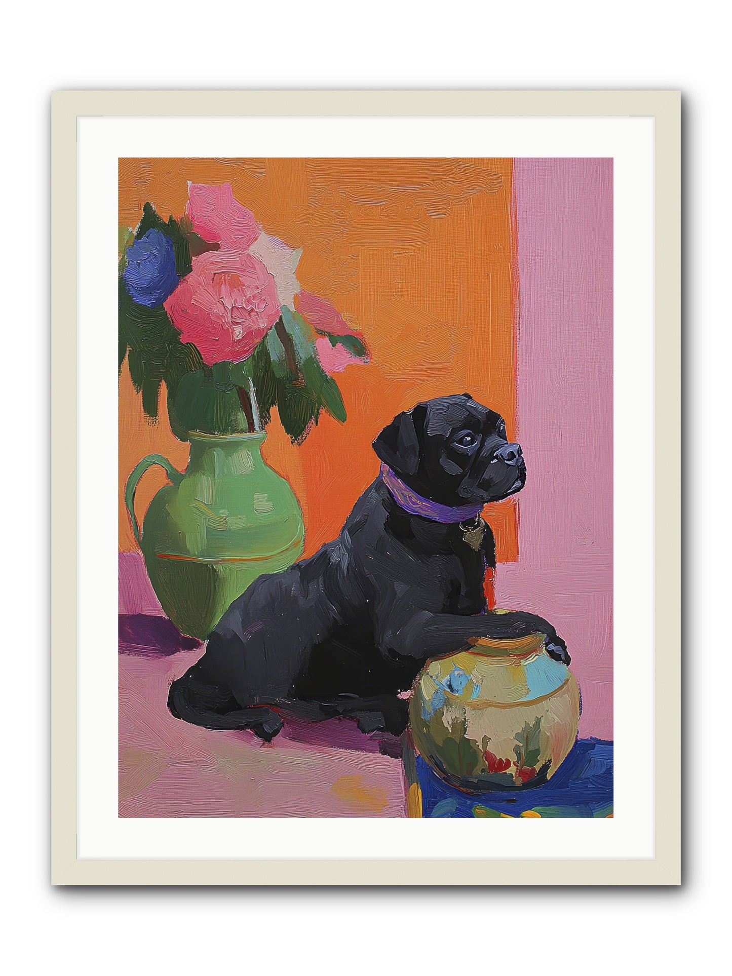 Apple Jack -- Framed Print - White 24x32