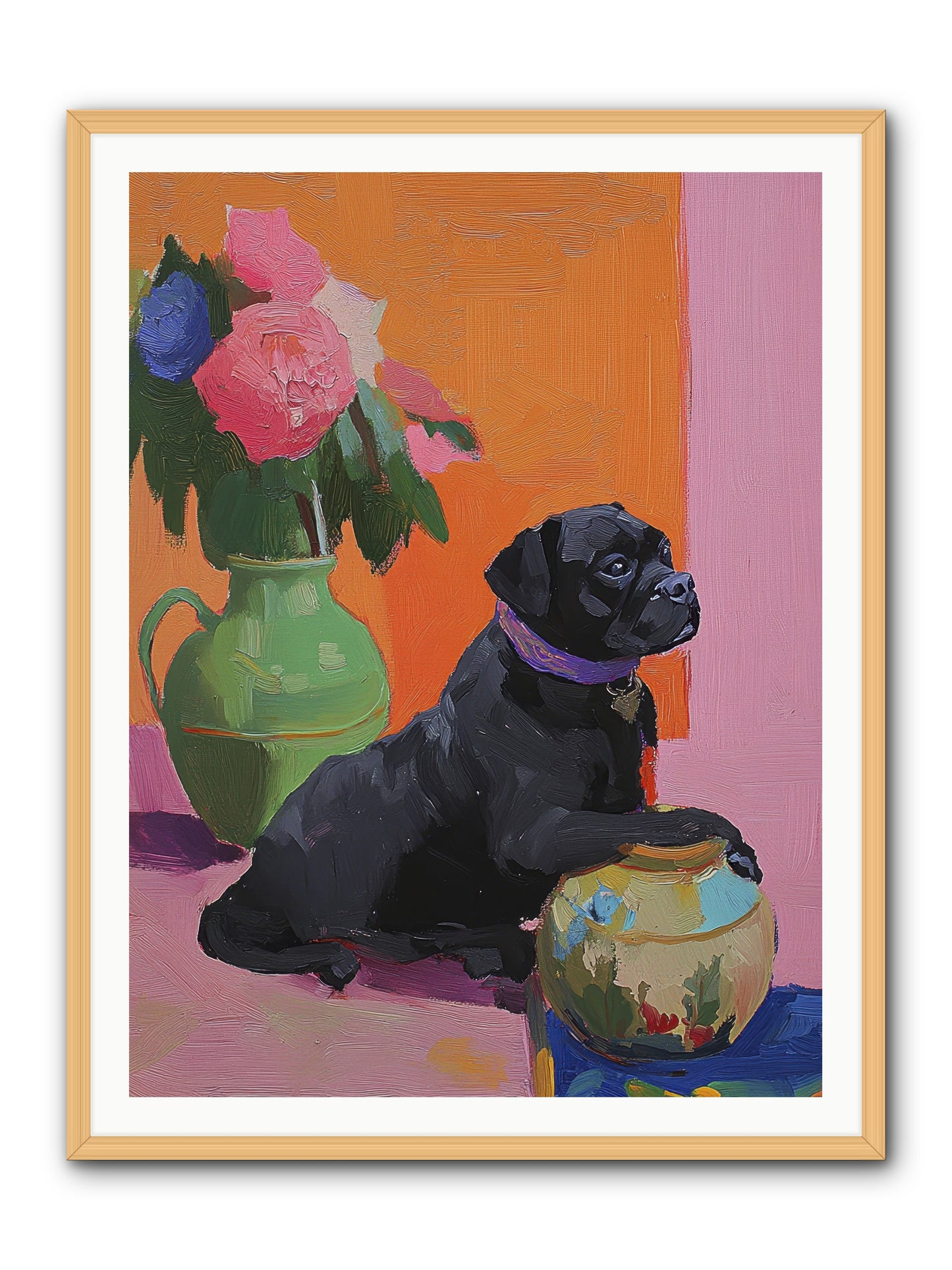 Apple Jack -- Framed Print - Natural 36x48