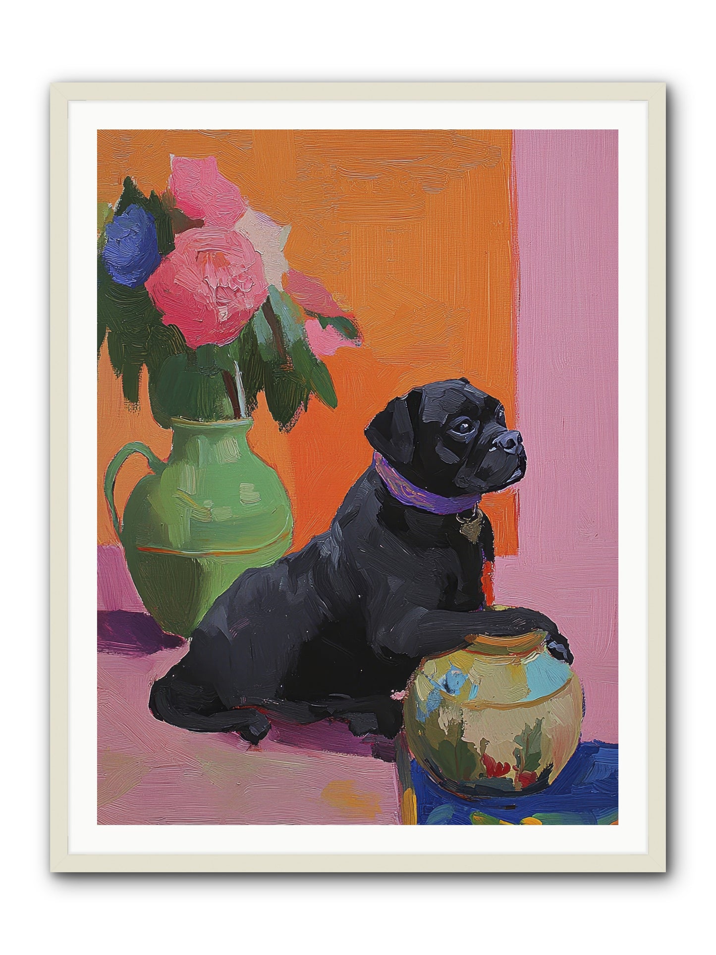 Apple Jack -- Framed Print - White 36x48