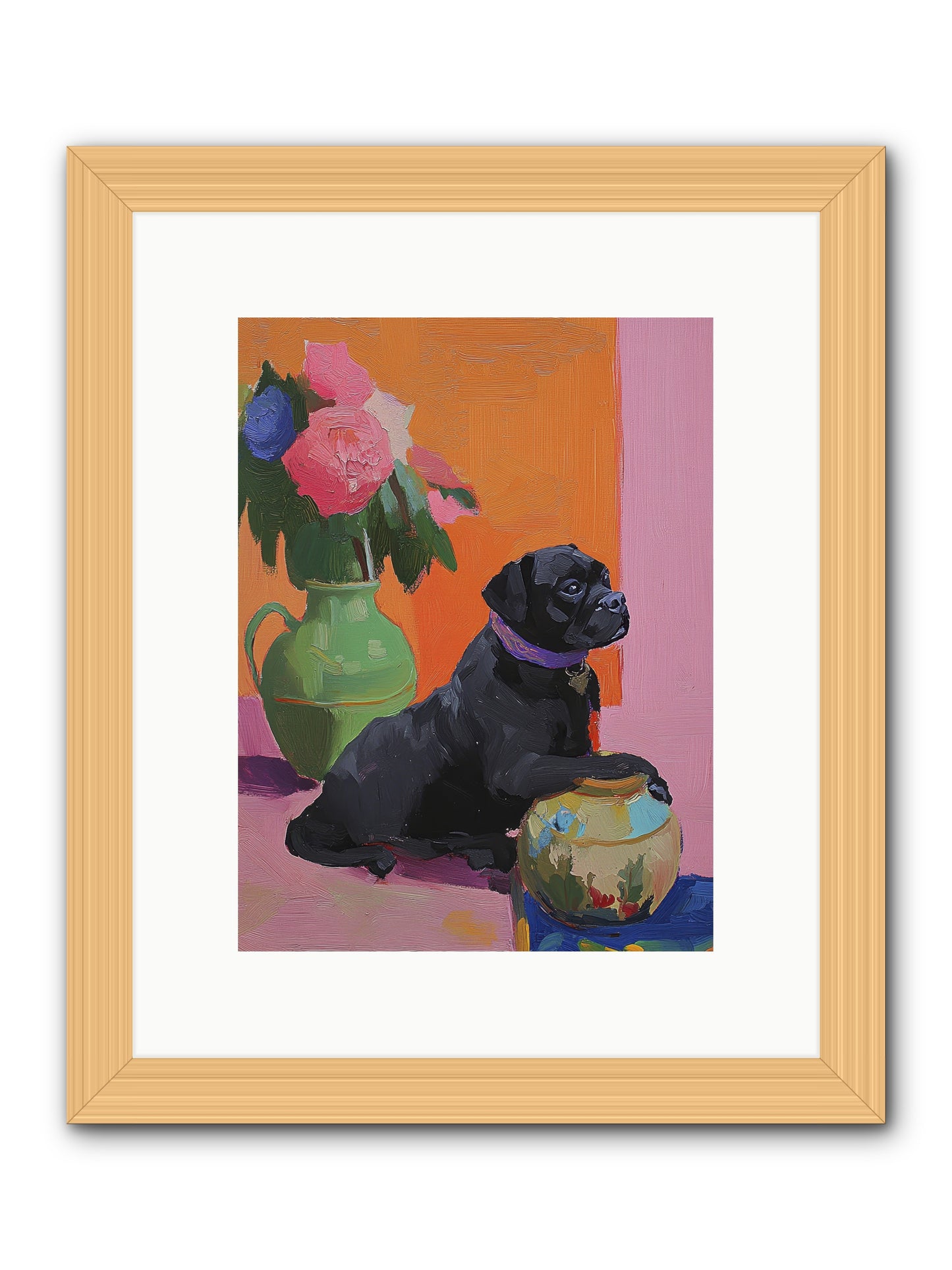 Apple Jack -- Framed Print - Natural 9x12