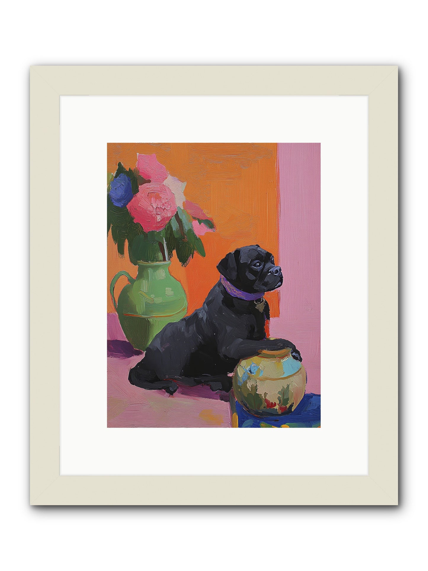 Apple Jack -- Framed Print - White 9x12