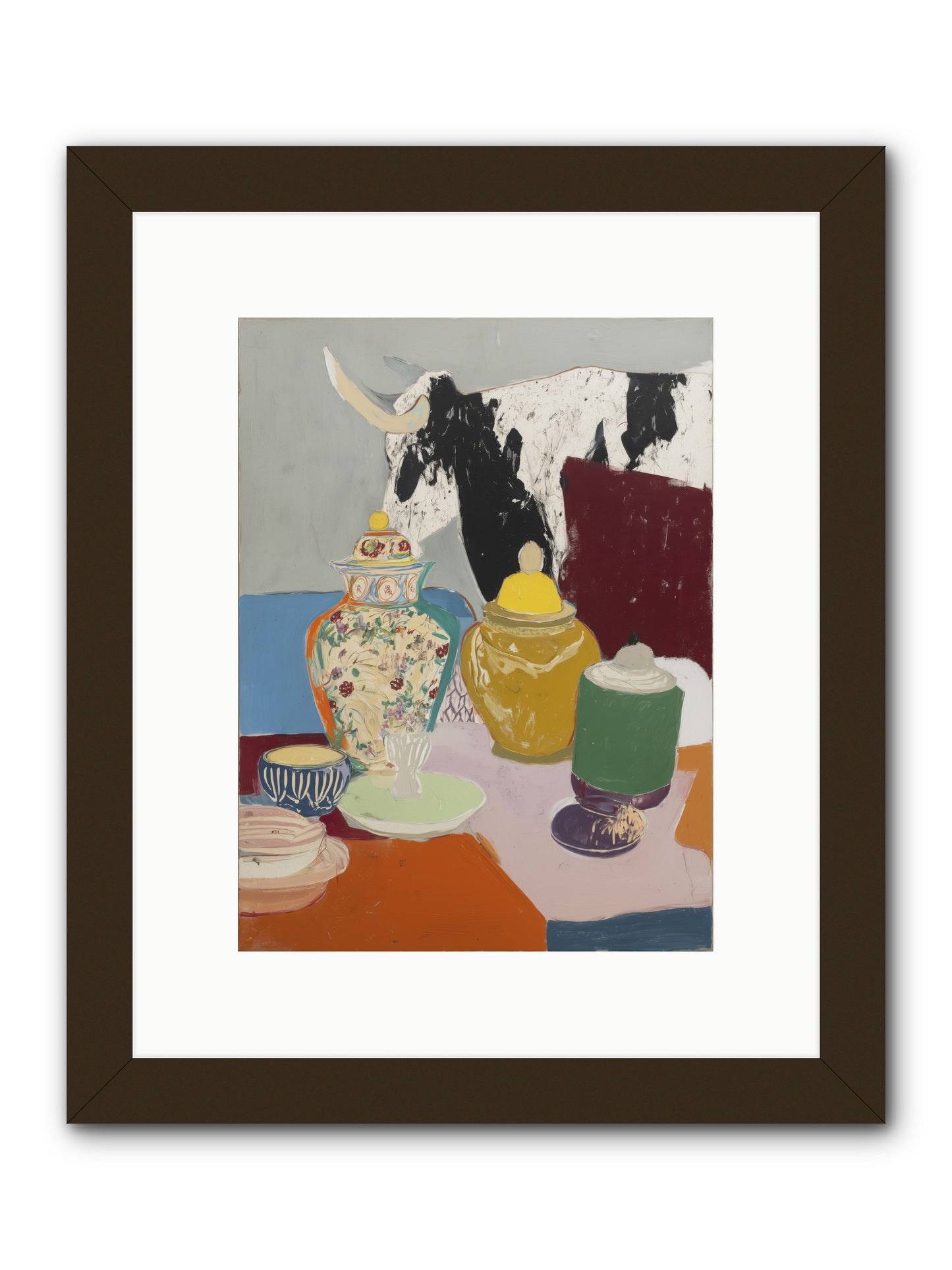 Apple Orchard -- Framed Print - Black 9x12