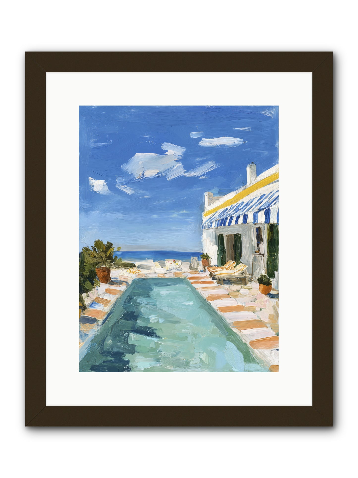 Aquatic Amnesia -- Framed Print - Black 12x16