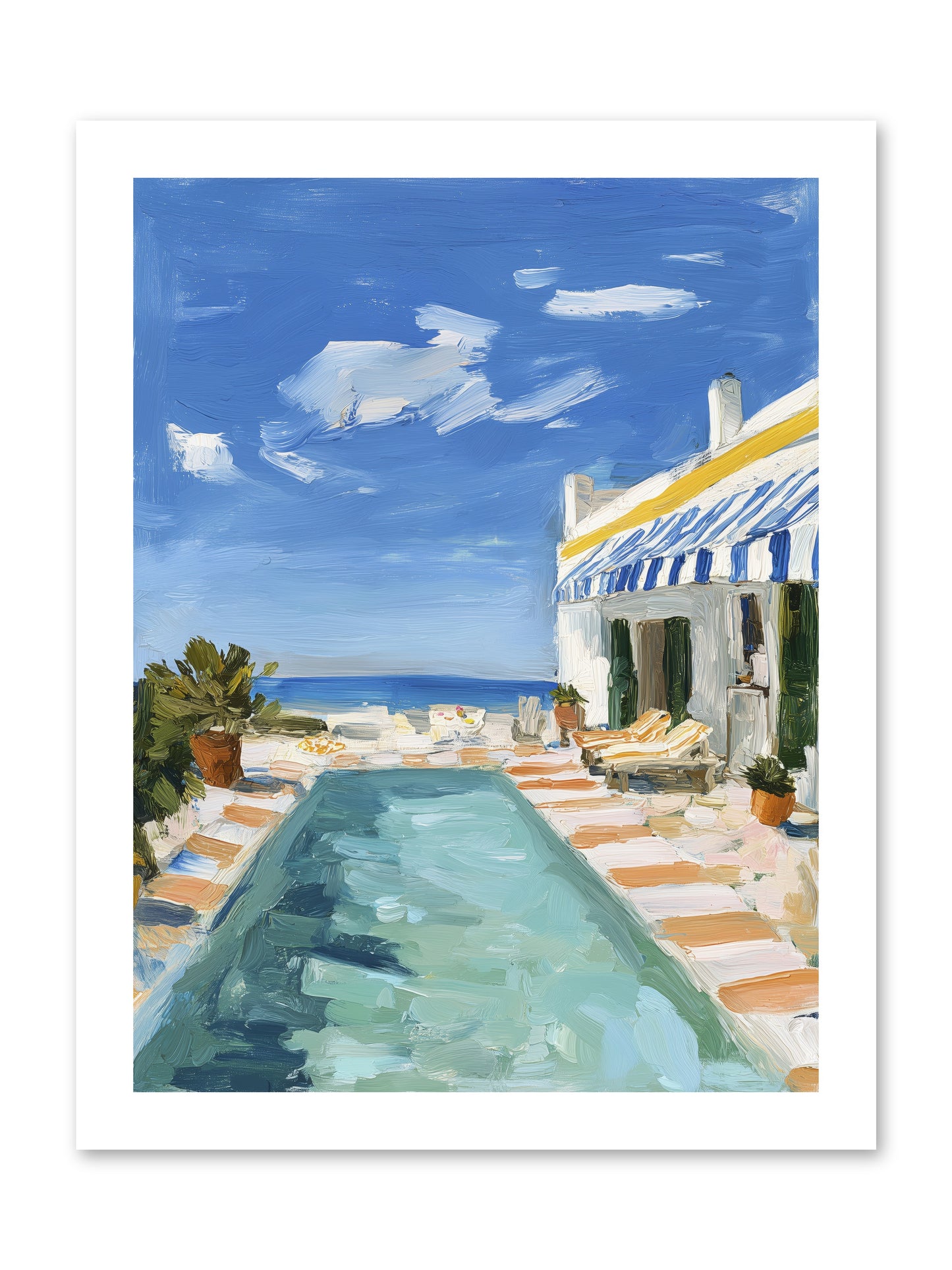Aquatic Amnesia -- Loose Canvas Print 12x16