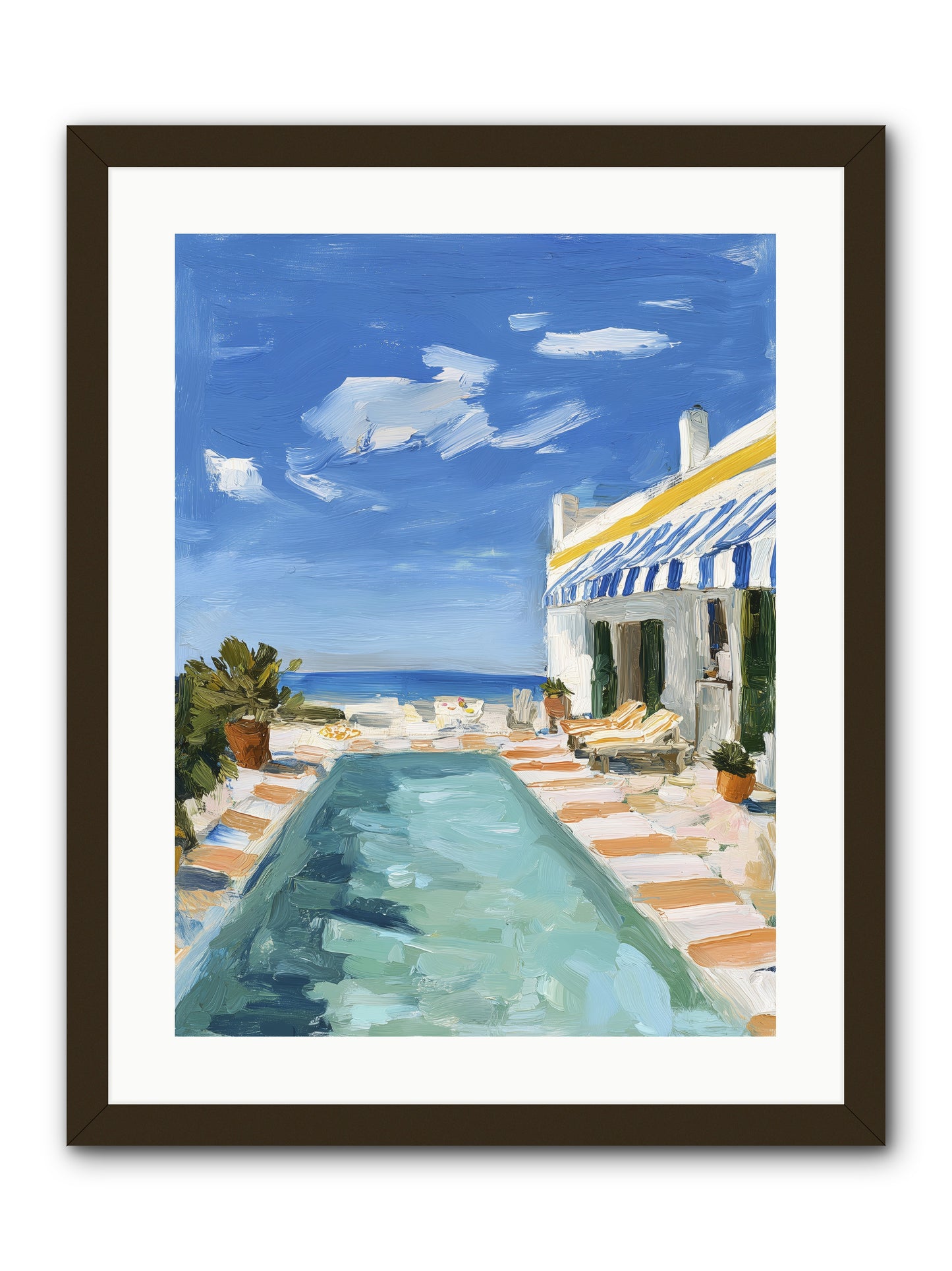 Aquatic Amnesia -- Framed Print - Black 18x24
