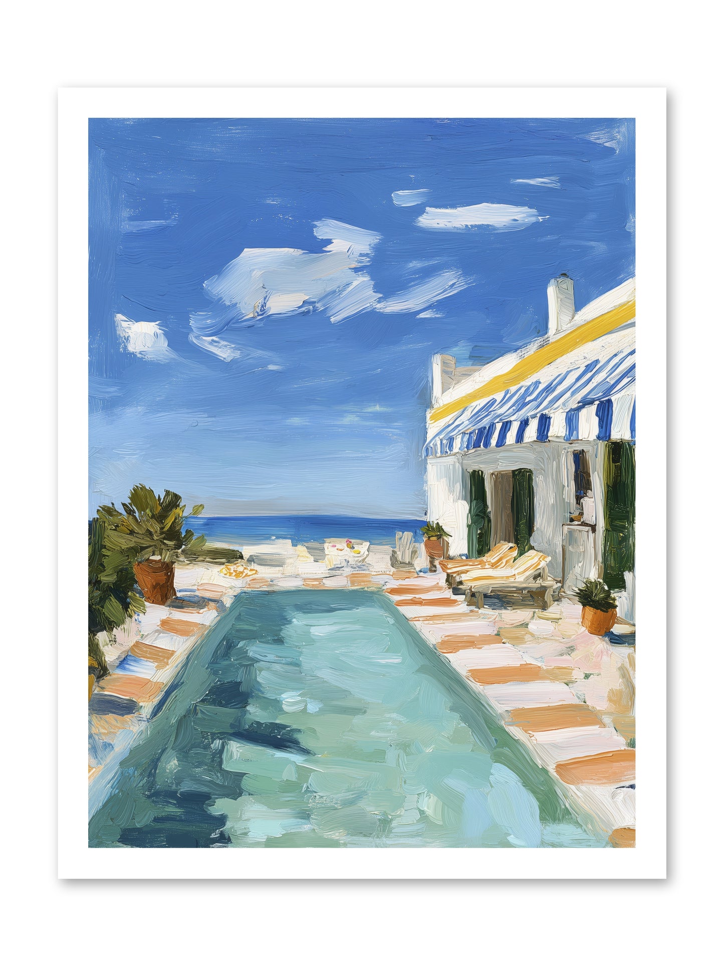 Aquatic Amnesia -- Loose Canvas Print 18x24