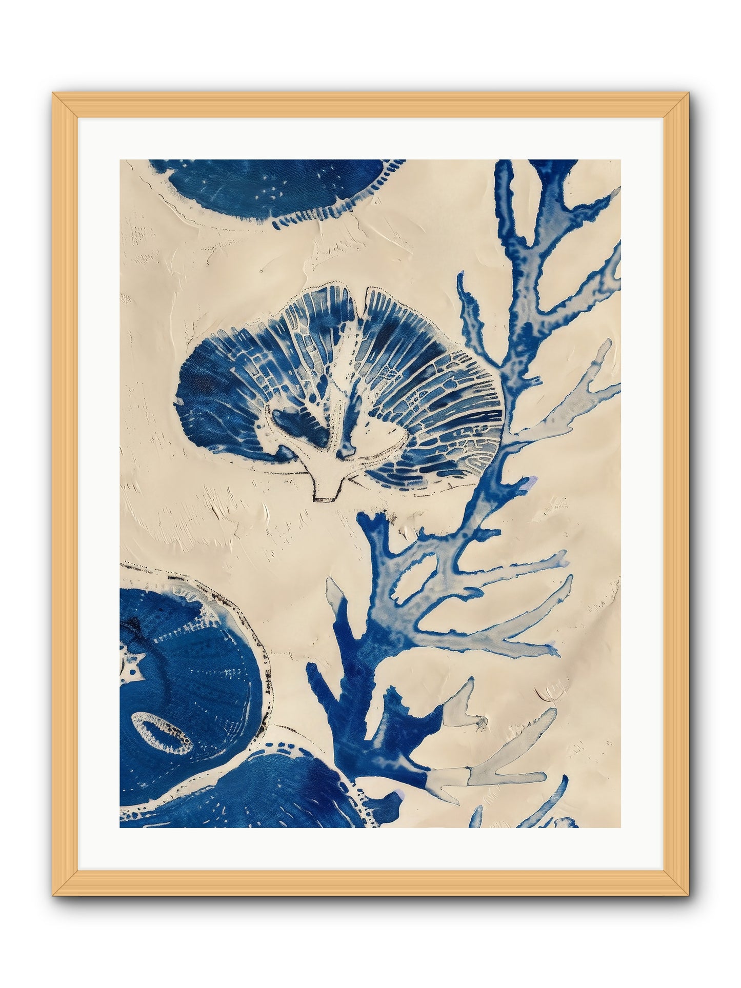 Aquatic Genesis -- Framed Print - Natural 24x32