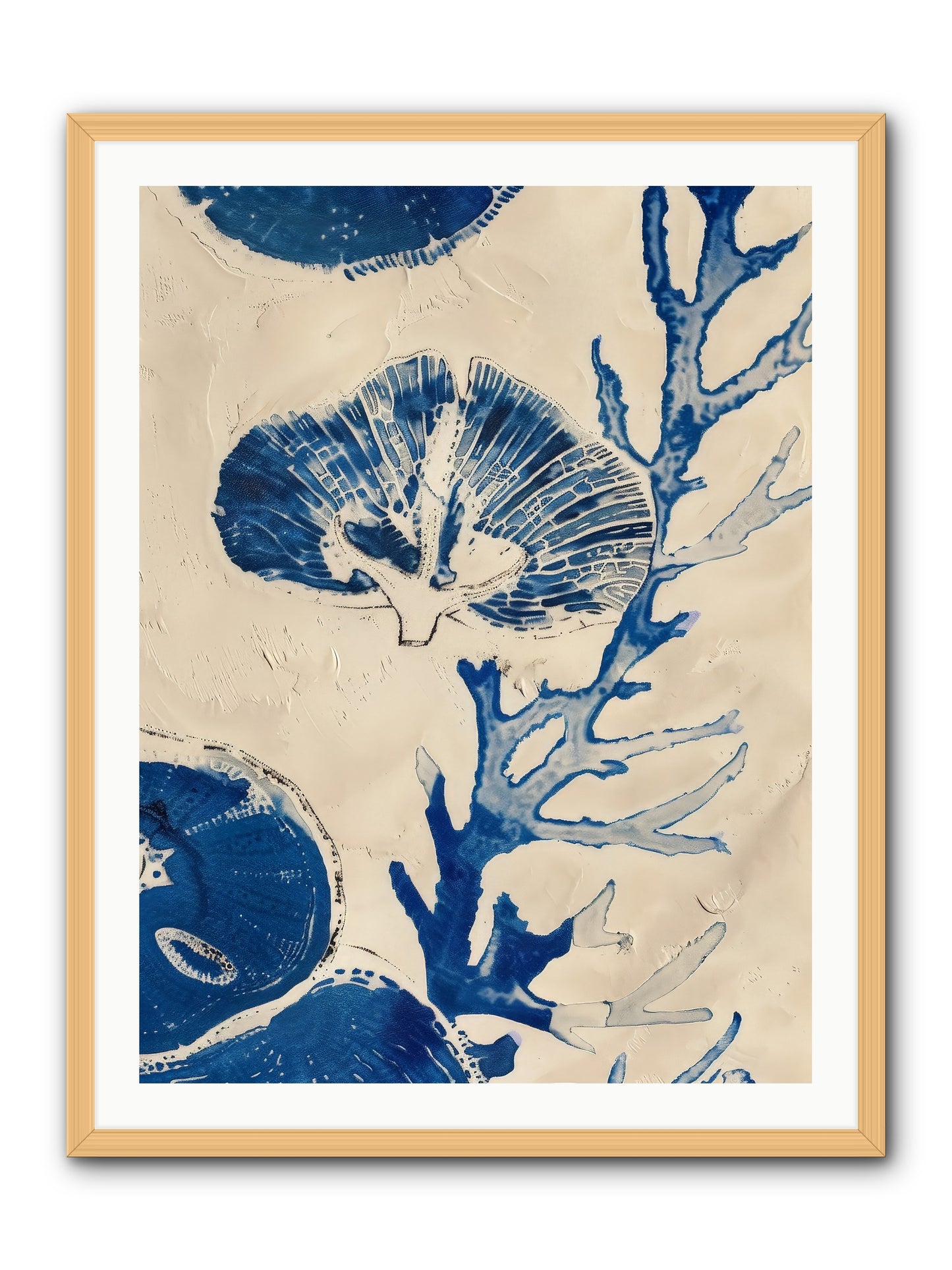 Aquatic Genesis -- Framed Print - Natural 30x40