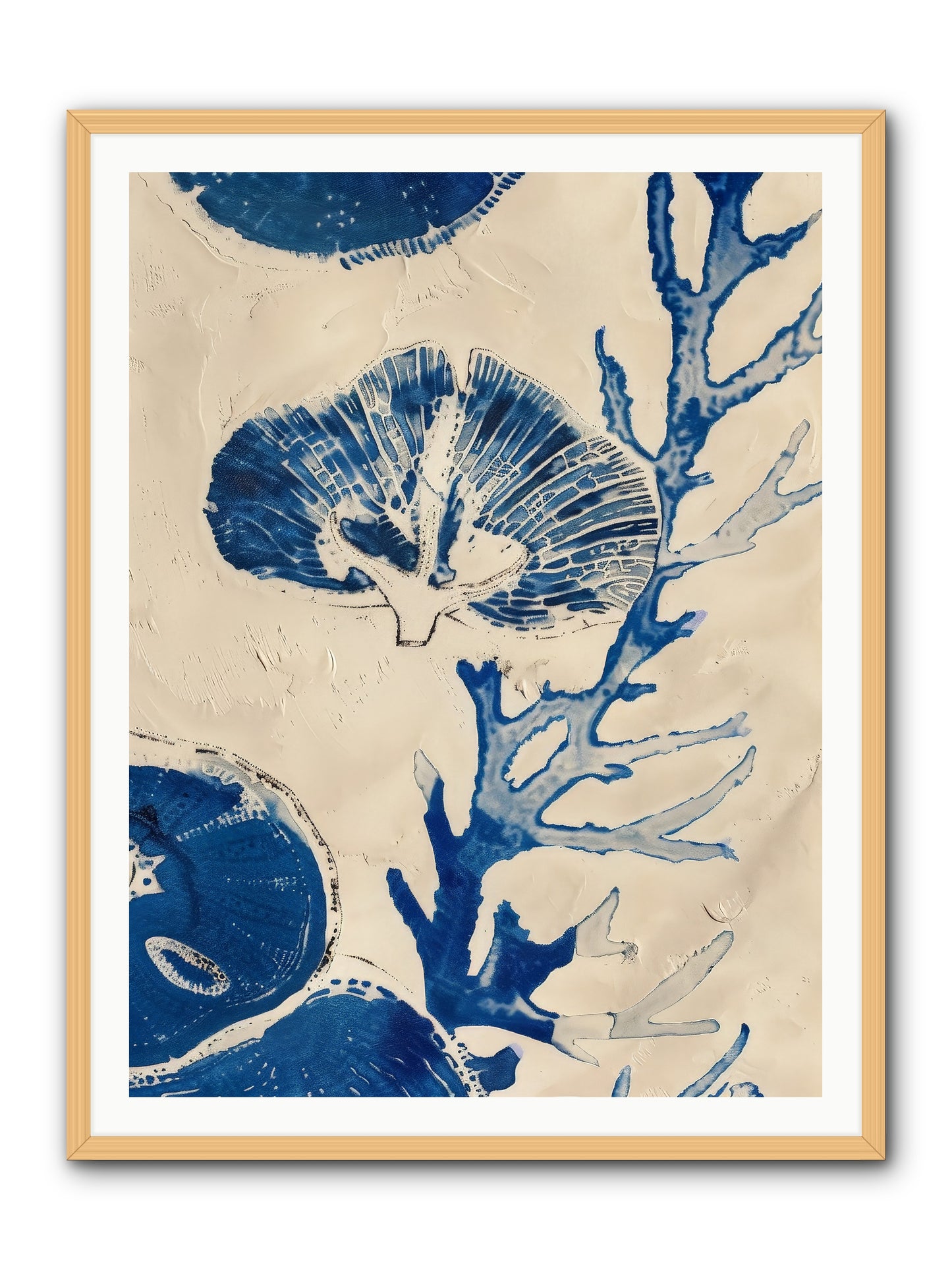 Aquatic Genesis -- Framed Print - Natural 36x48