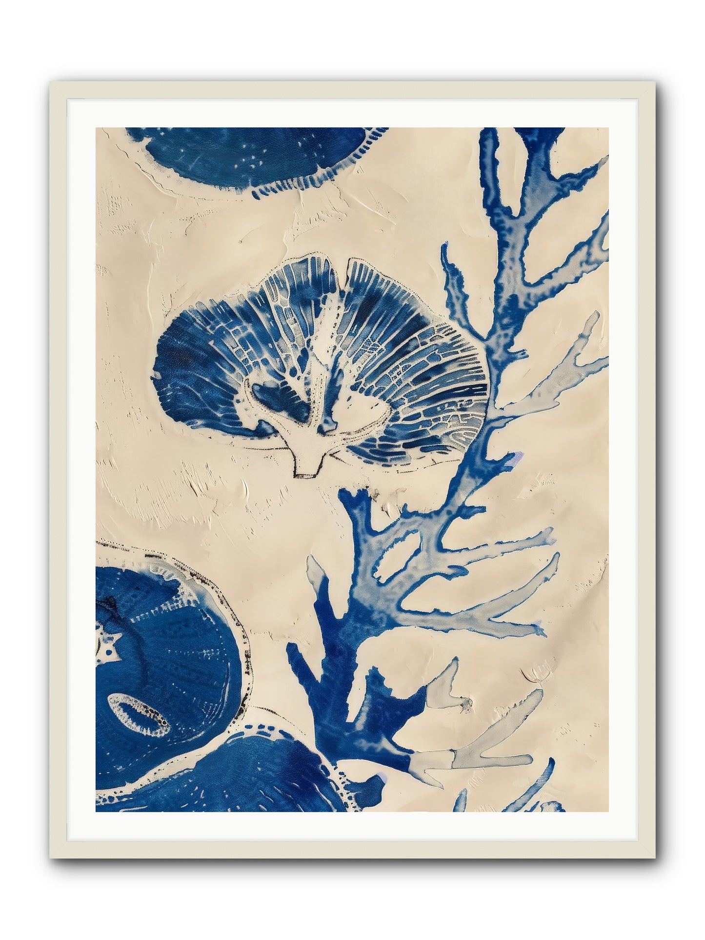 Aquatic Genesis -- Framed Print - White 36x48