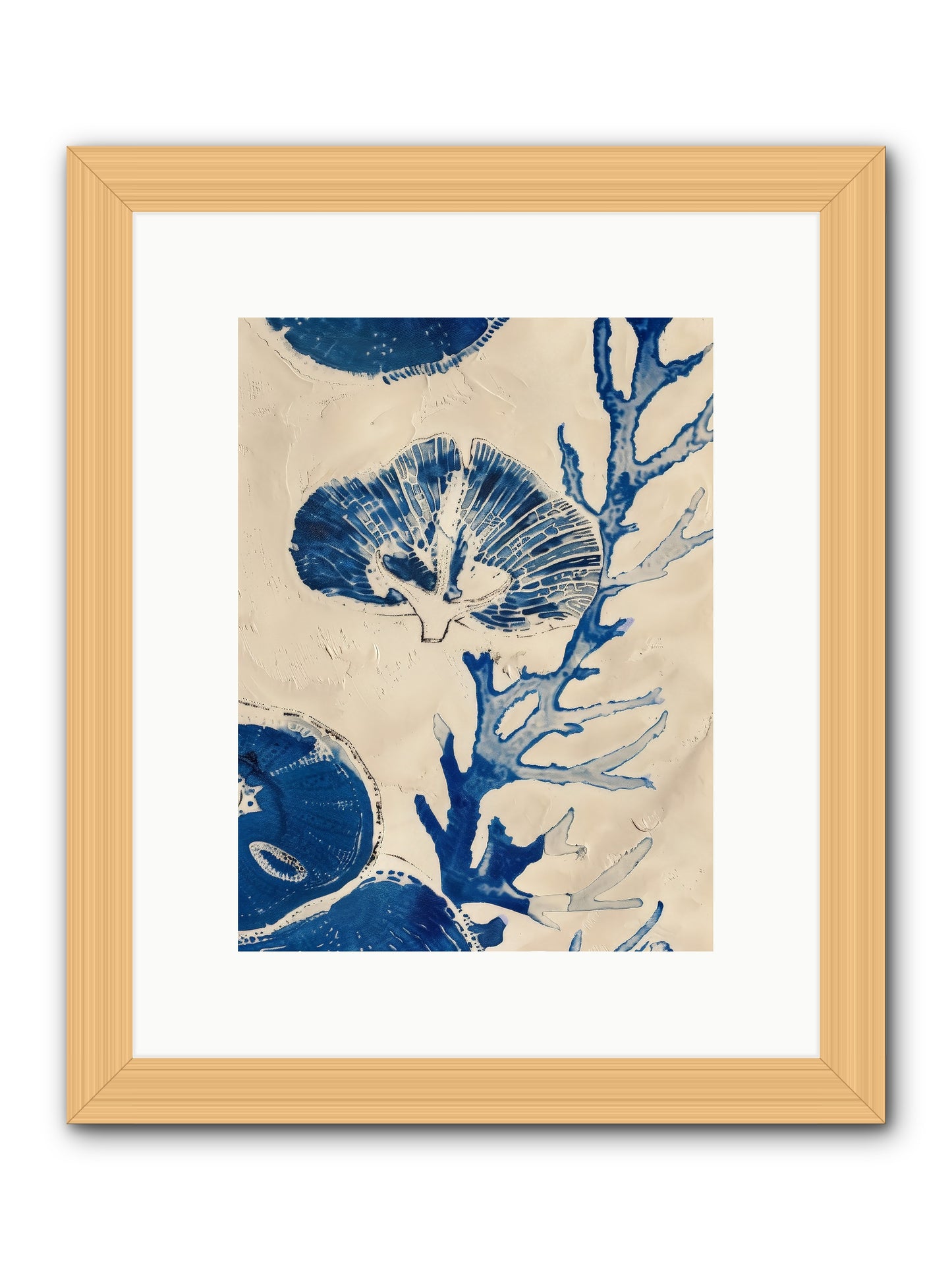 Aquatic Genesis -- Framed Print - Natural 9x12