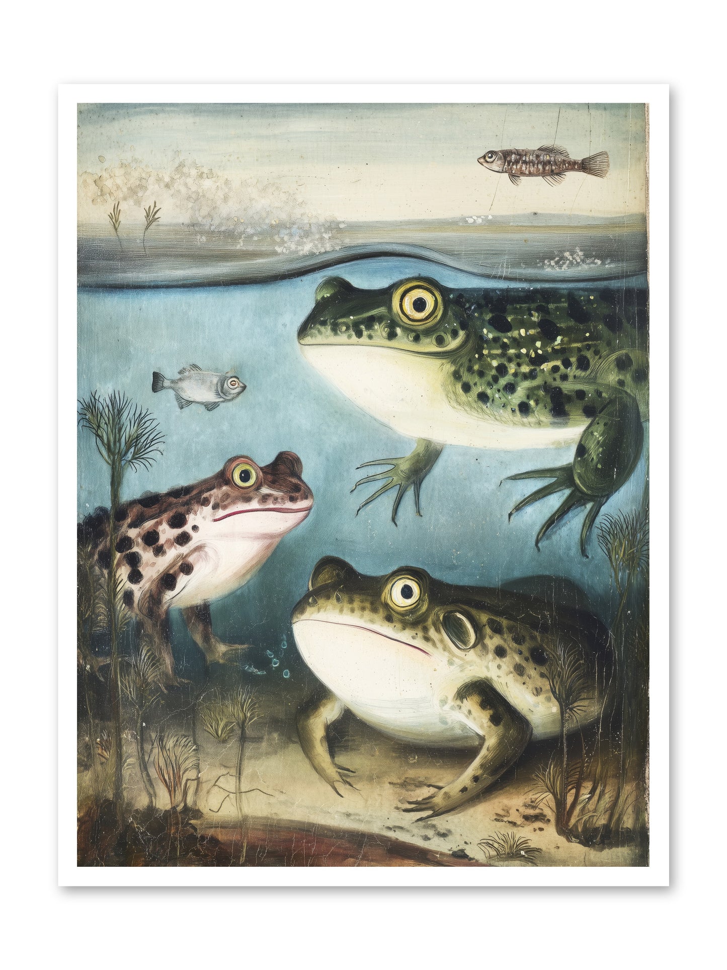 Aquatic Grace -- Paper Print 30x40