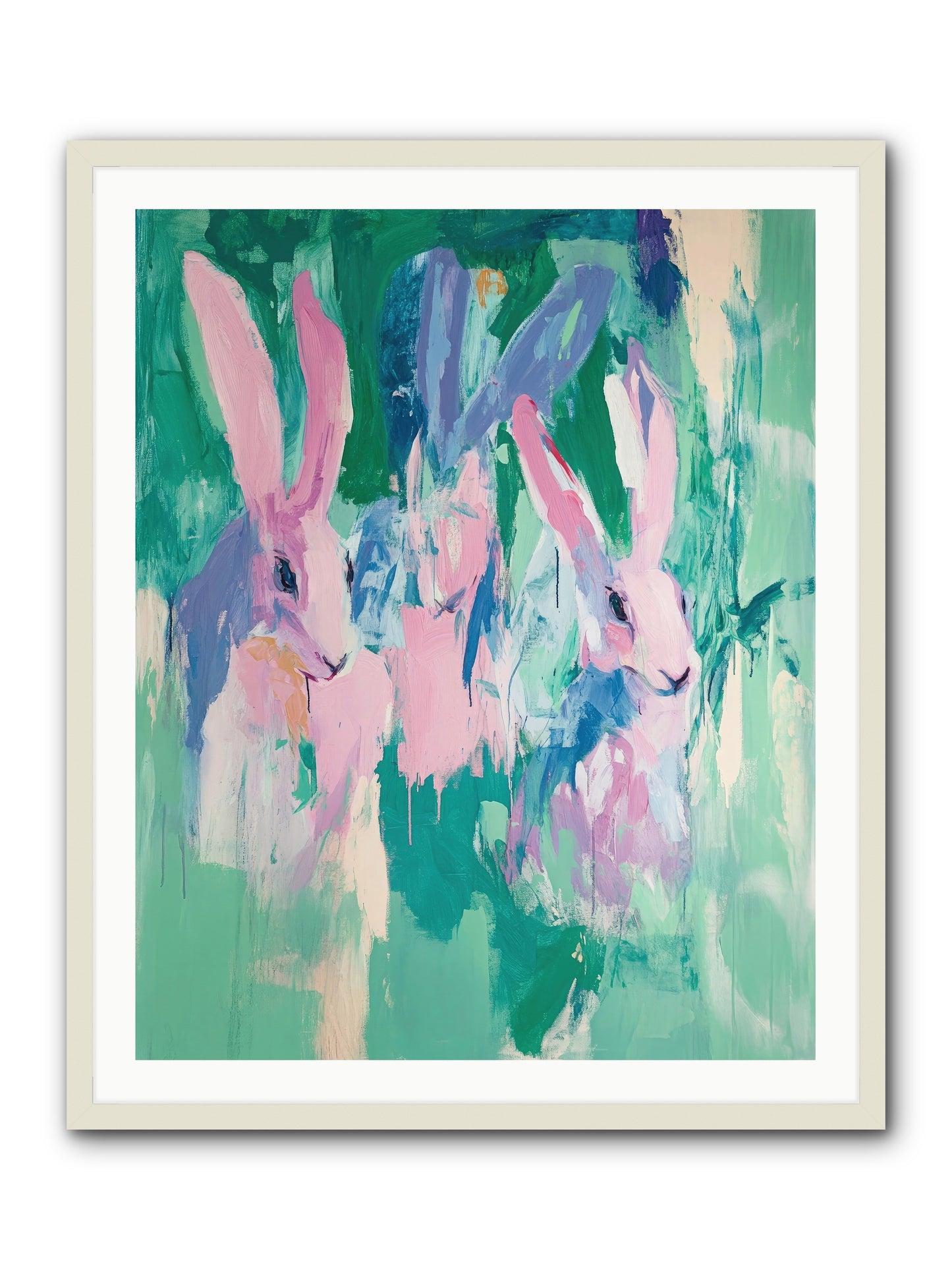 Arcadian Dreams -- Framed Print - White 32x40