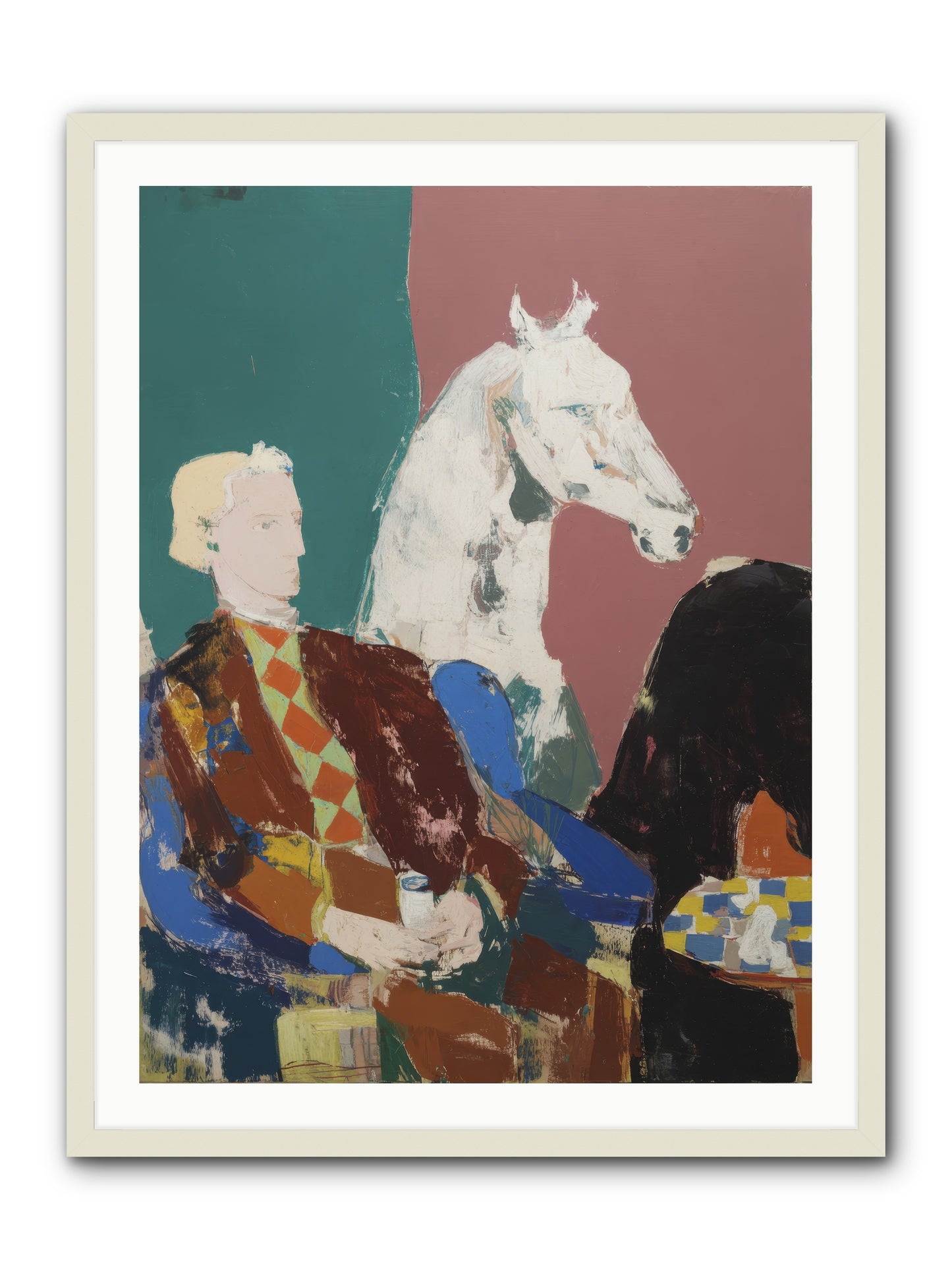 Archived No.1 -- Framed Print - White 30x40