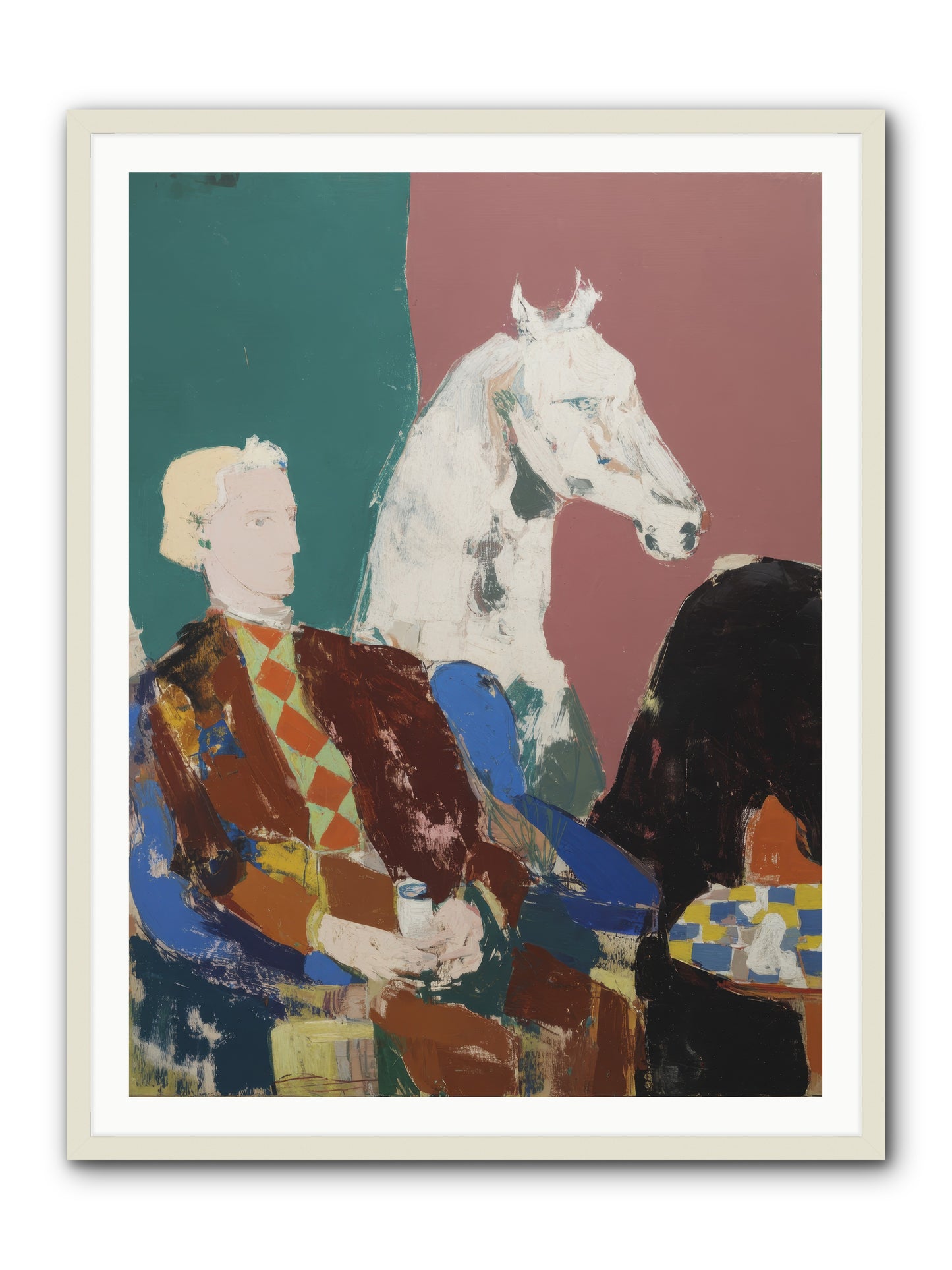 Archived No.1 -- Framed Print - White 36x48