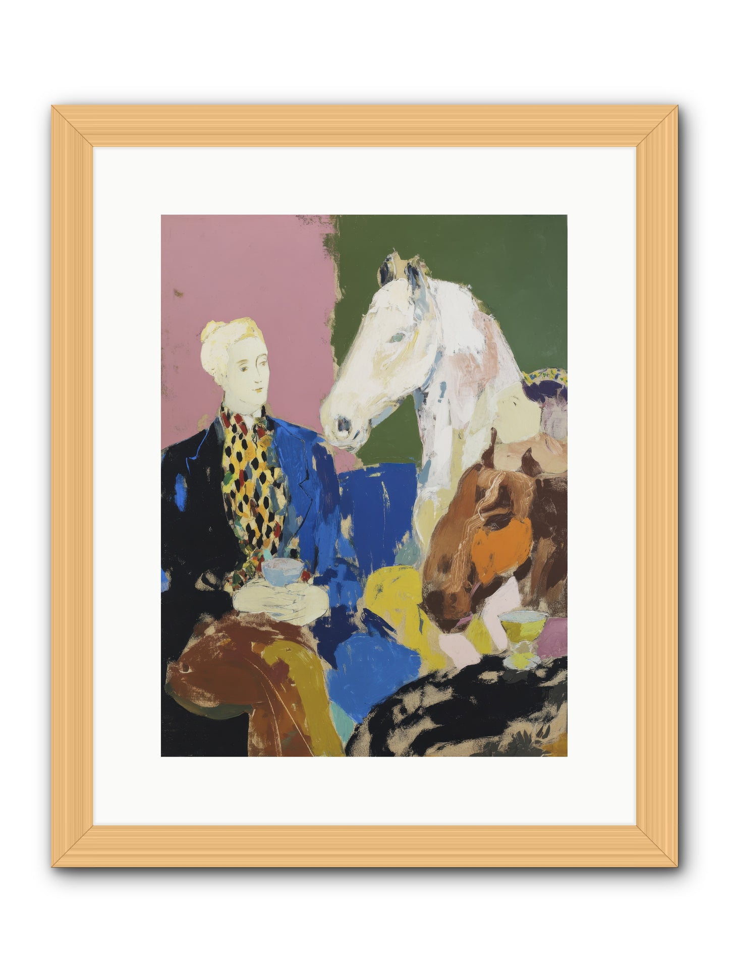 Archived No.2 -- Framed Print - Natural 12x16