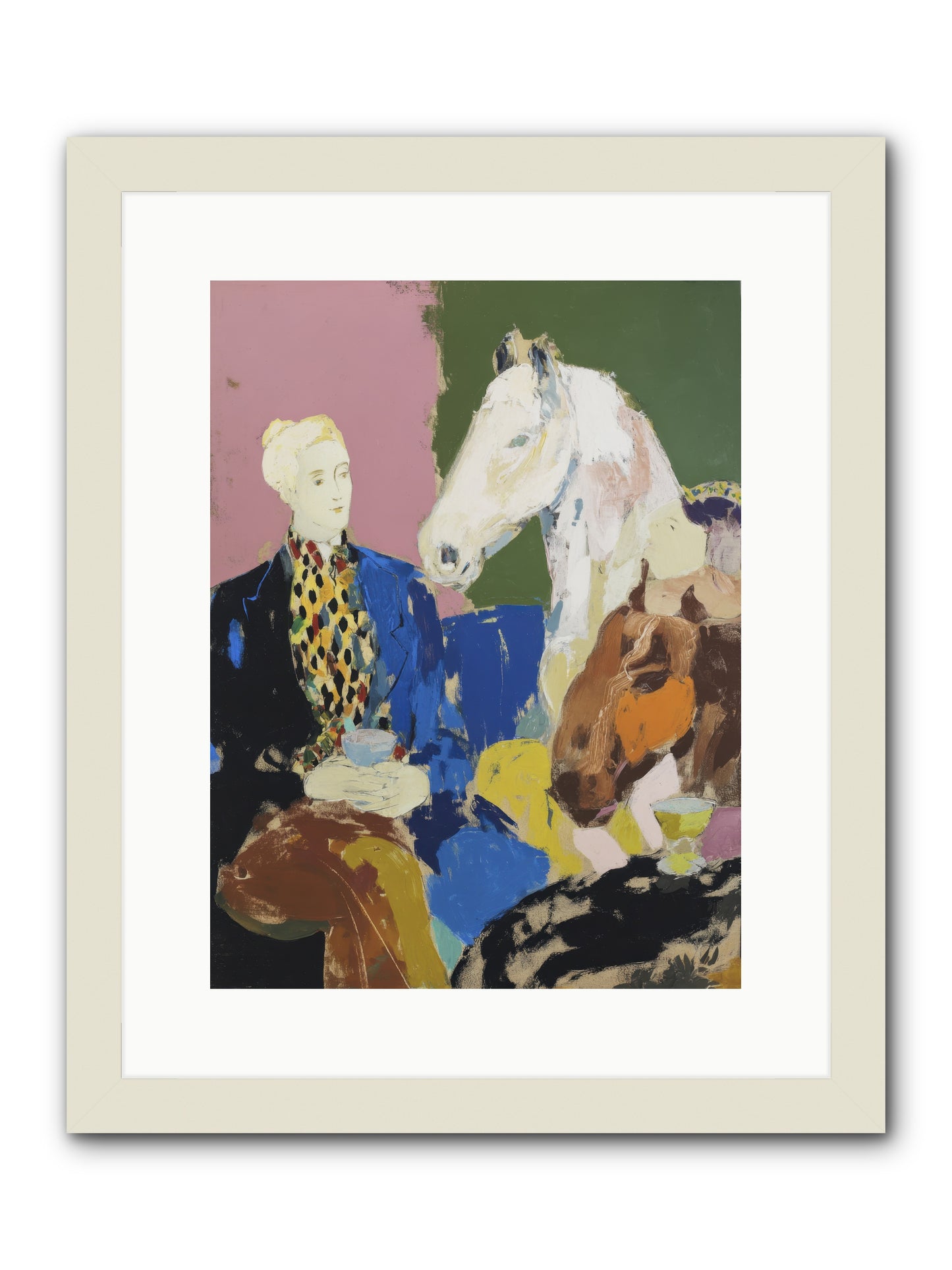 Archived No.2 -- Framed Print - White 12x16