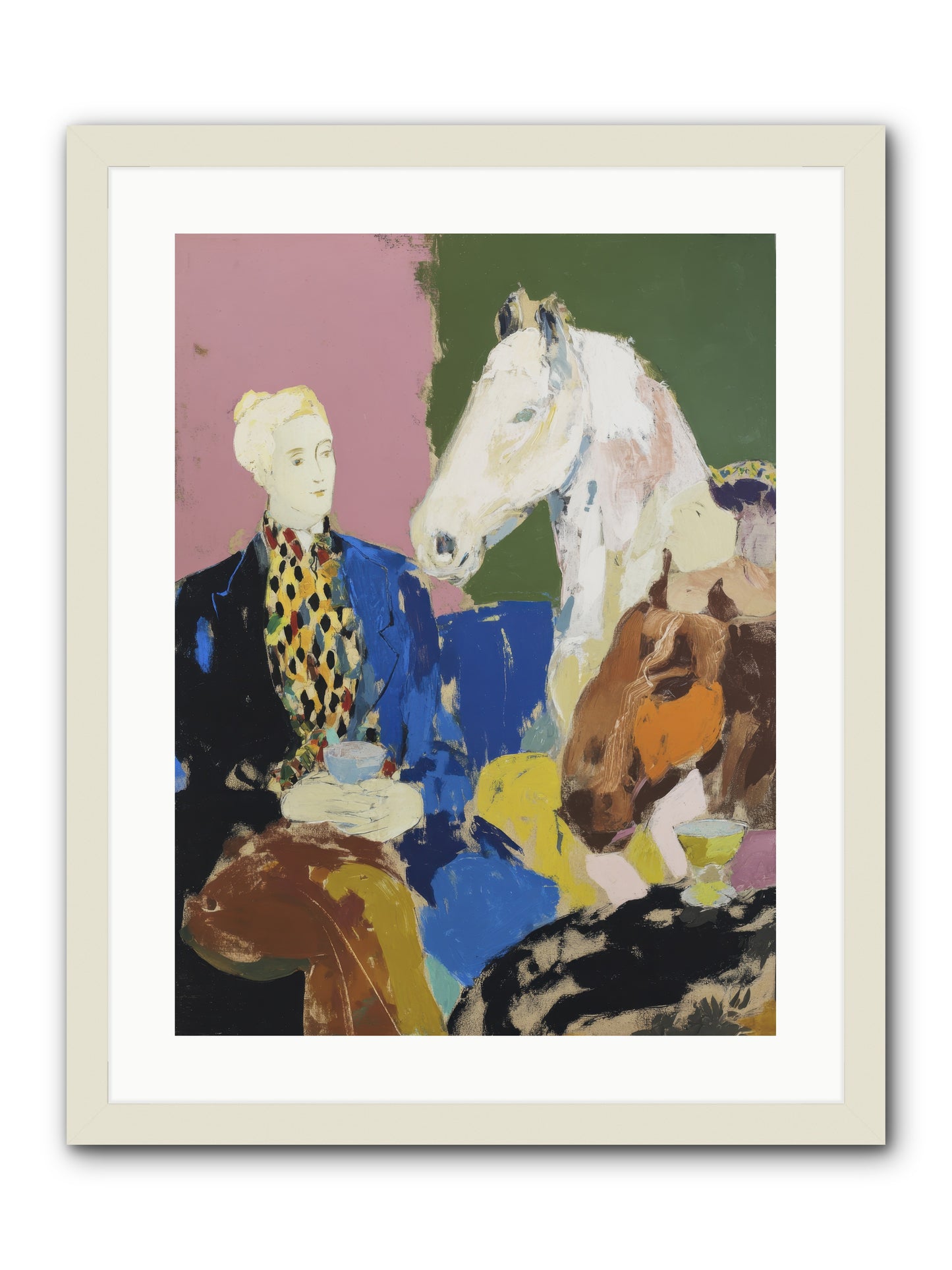Archived No.2 -- Framed Print - White 18x24